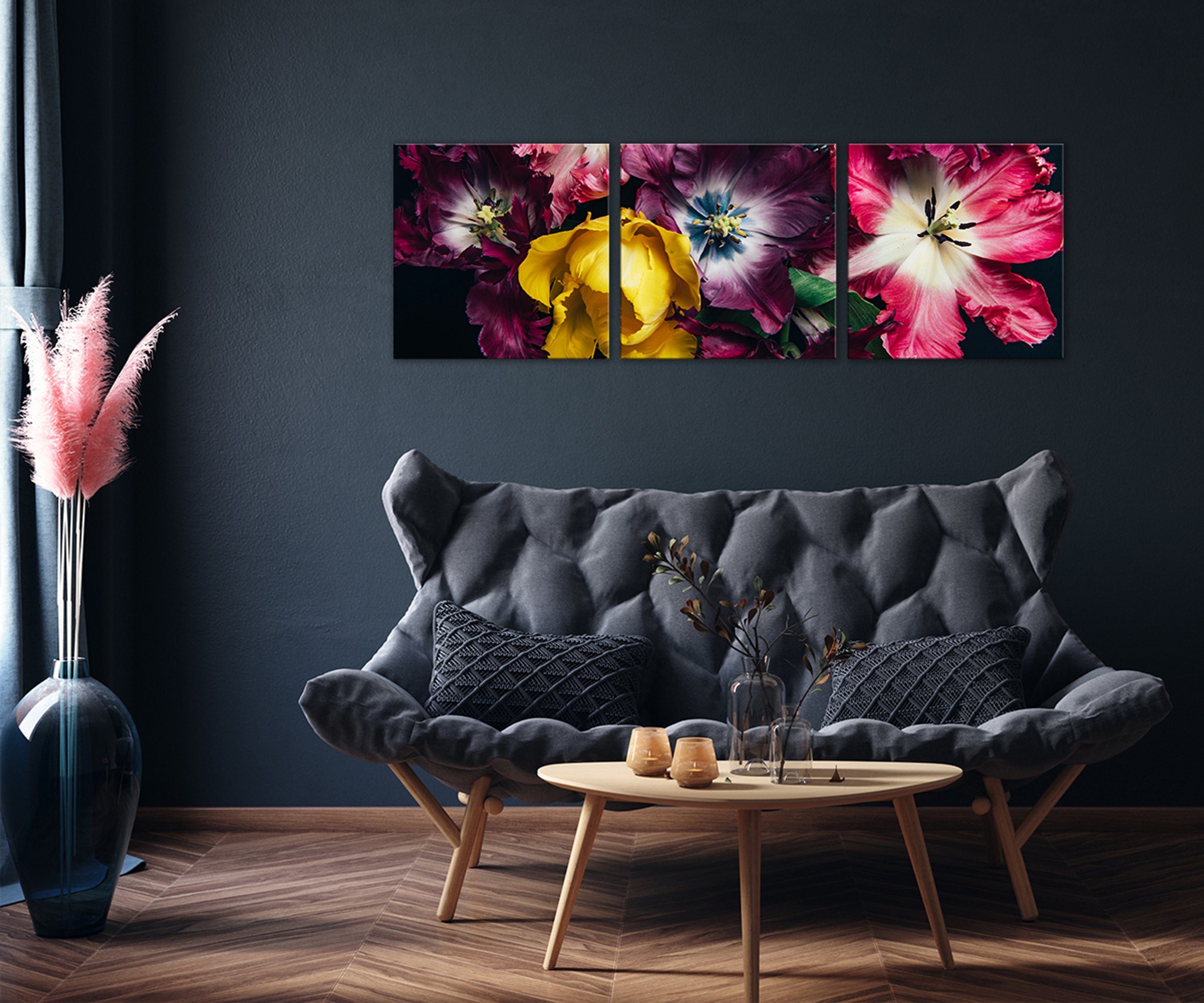 artissimo Glasbild mehrteiliges Glasbild 150x50cm Bild günstig online kaufen