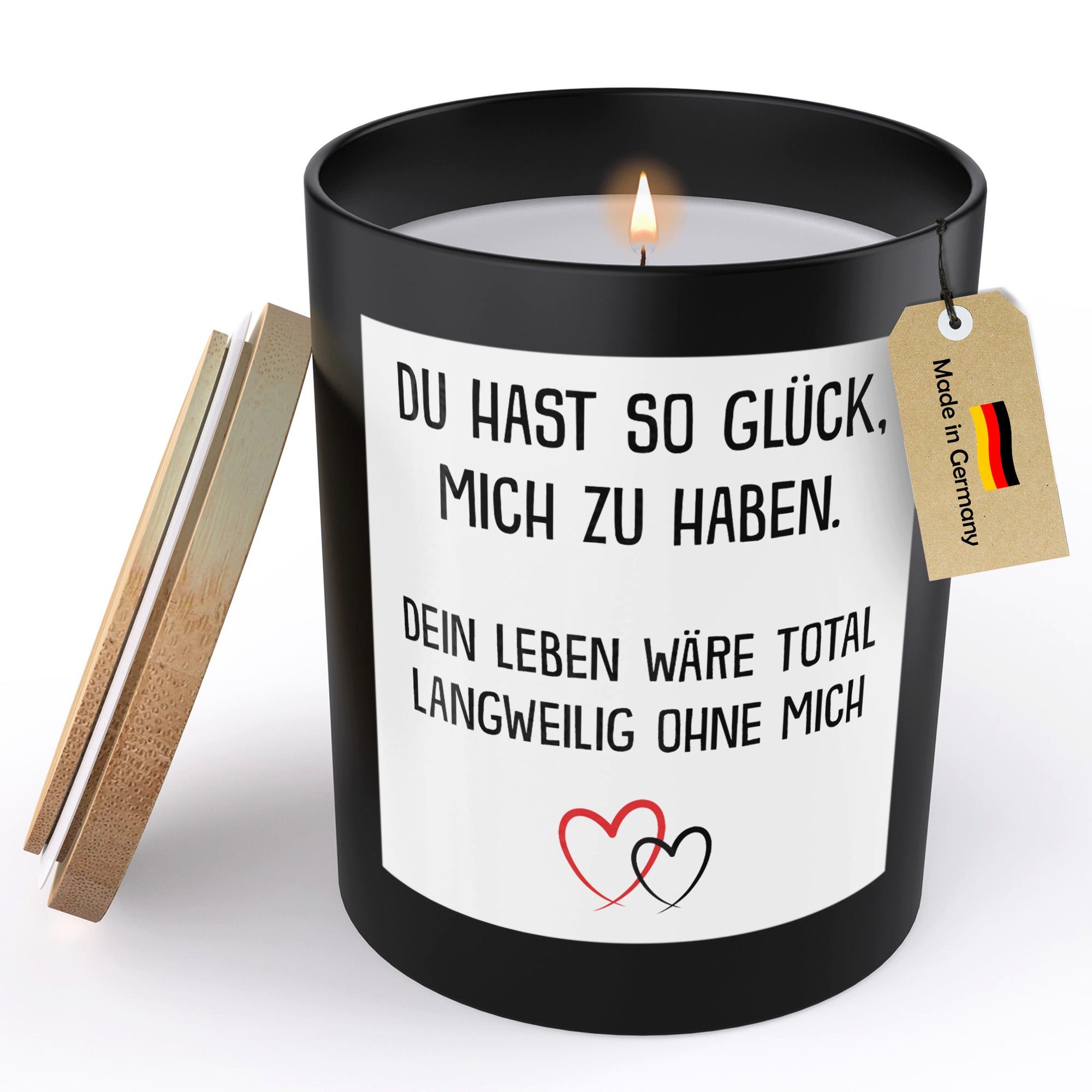 22Feels Duftkerze Deko Frauen Geschenk Jahrestag Valentinstag Bday Hochzeitstag Paar, MADE IN GERMANY, Europäisches Sojawachs, Handgegossen