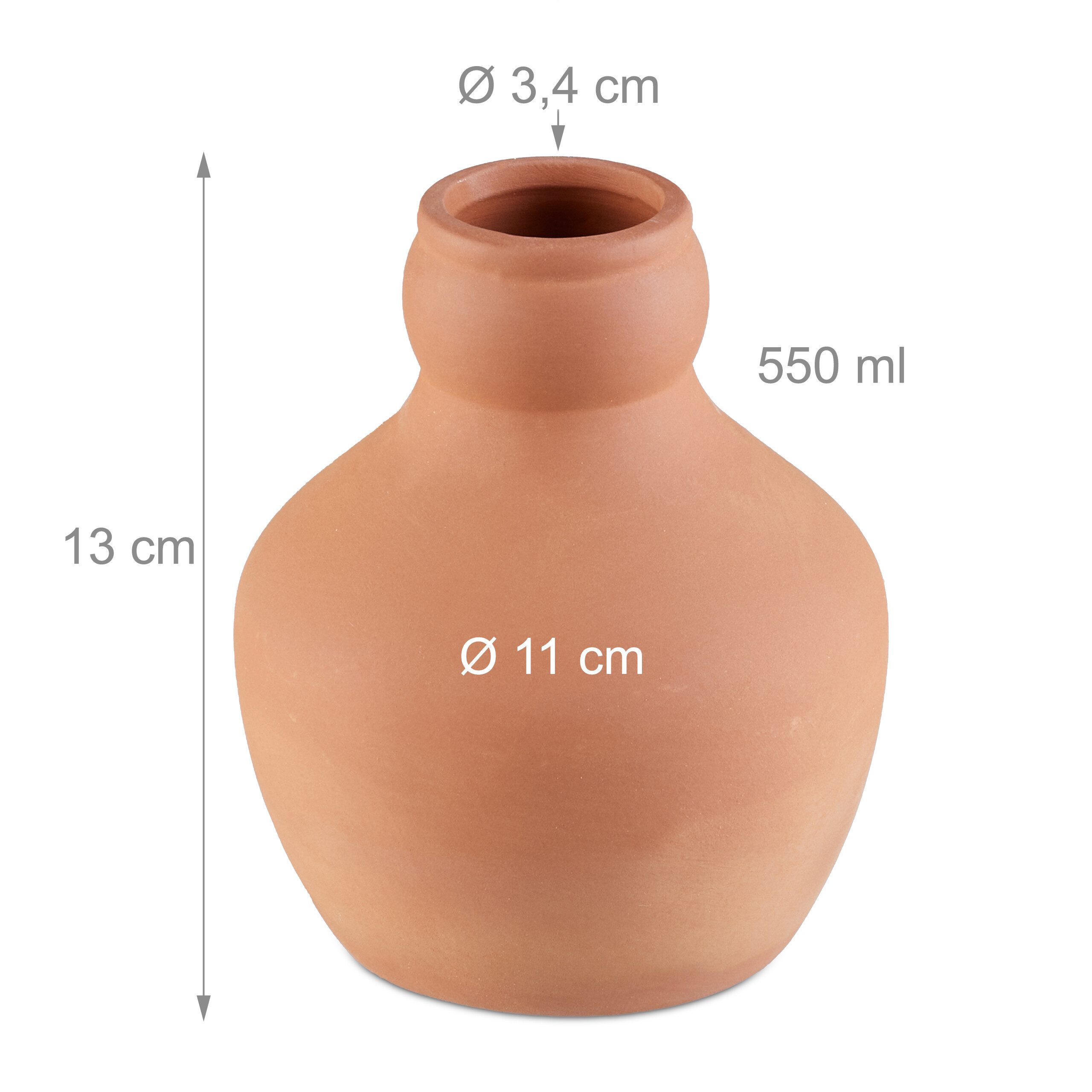 relaxdays Bewässerungssystem Ollas zur Bewässerung 550 ml 3er Set, (3-tlg) – Bild 4 von 5