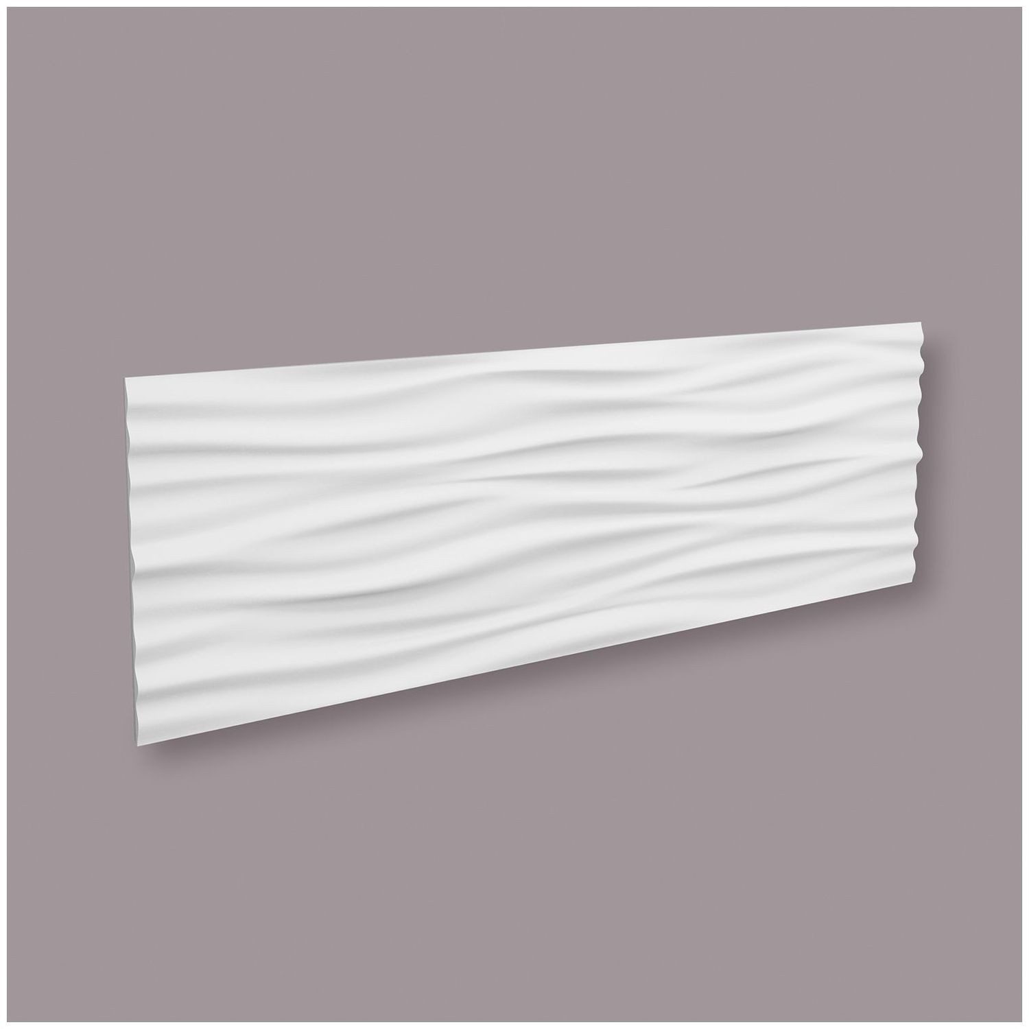 NOËL & MARQUET by nmc 3D Wandpaneel NMC LIQUID ARSTYL 3D Wandpaneel Wandpaneel Zierelement, BxL: 38x113.5 cm, 0 qm, (Dekorpaneel, 1-tlg., Stuck-Wandpaneel, Zierelement, Dekorelement) weiß, vorgrundiert