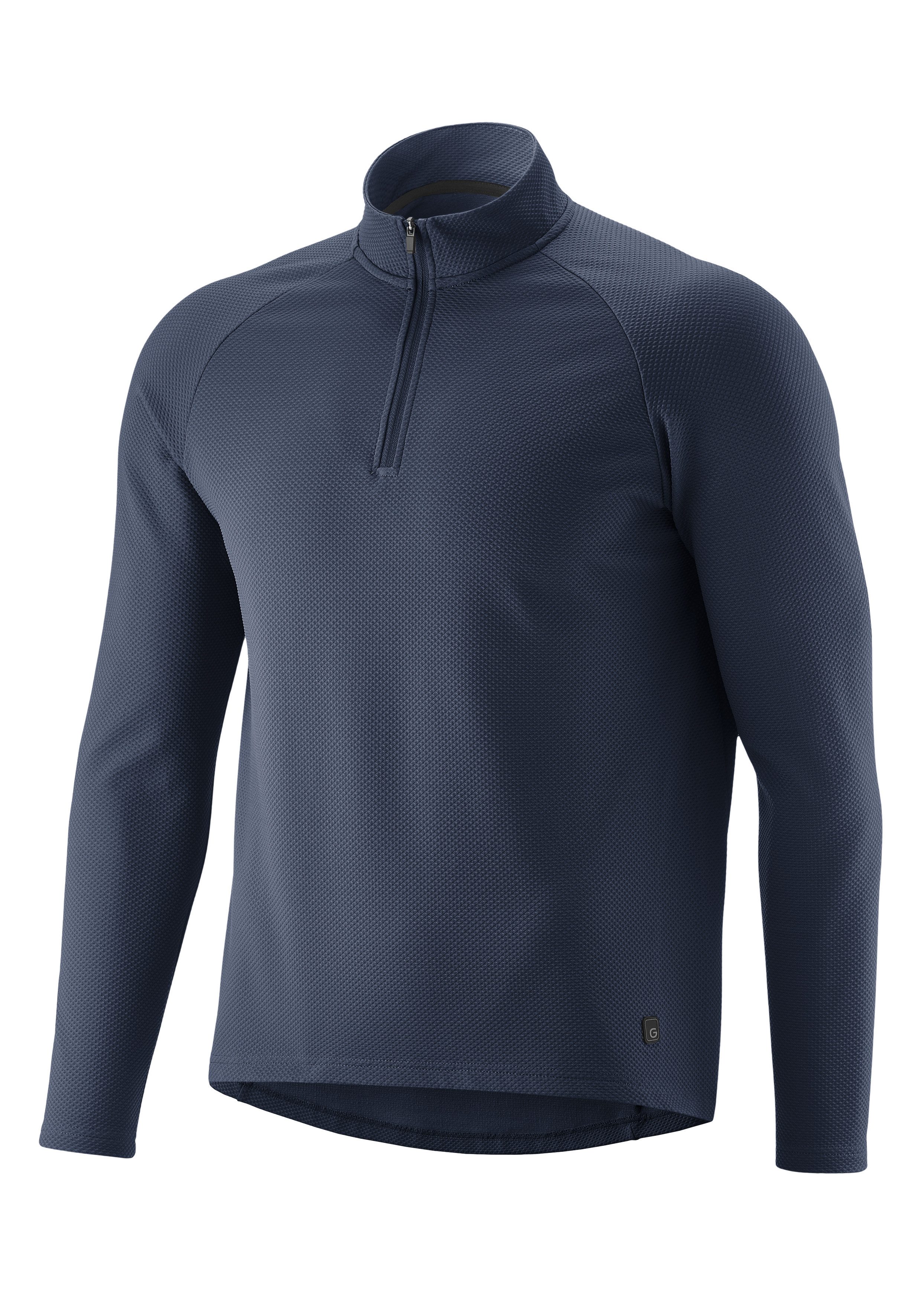 Gonso Radtrikot Essential Jersey Longsleeve Therm M Herren Radtrikot half-zip, langarm Trikot, Semi Fit – Bild 3 von 3