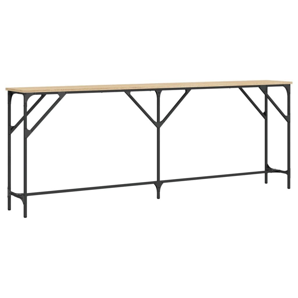 vidaXL Konsolentisch Konsolentisch Sonoma Eiche 200x29x75 cm Spanplatte