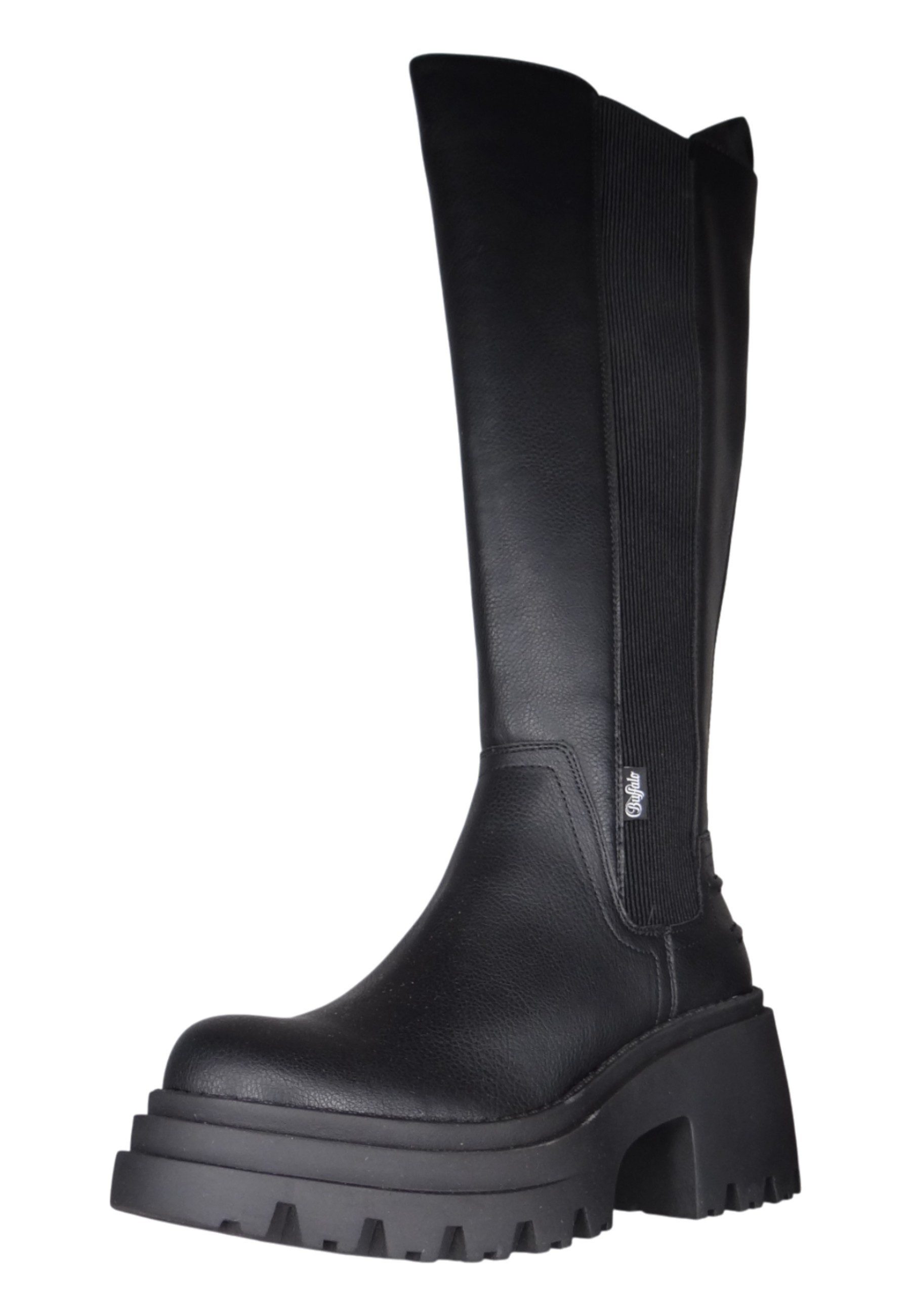Buffalo 1220076 Bravr Chelsea HI Black Stiefel