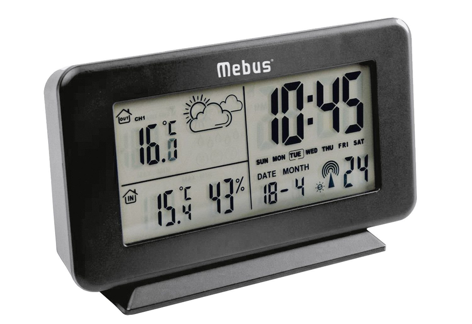 Mebus Funk-Wetterstation 40689 Funkwetterstation (mit Außensensor)