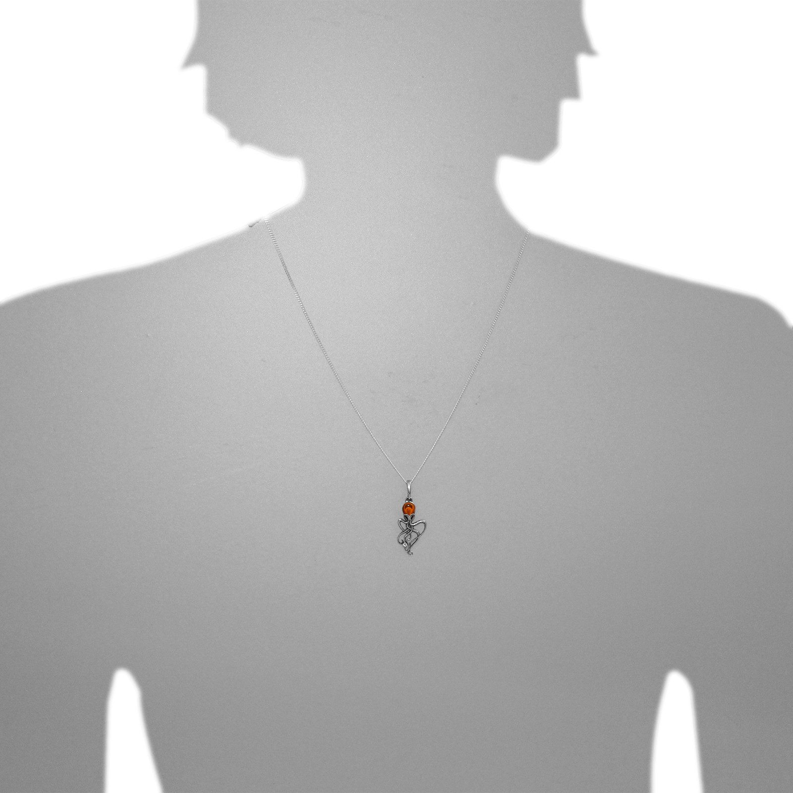 OSTSEE-SCHMUCK Kettenanhänger Ostsee-Schmuck Anhänger Tintenfisch Anhänger günstig online kaufen