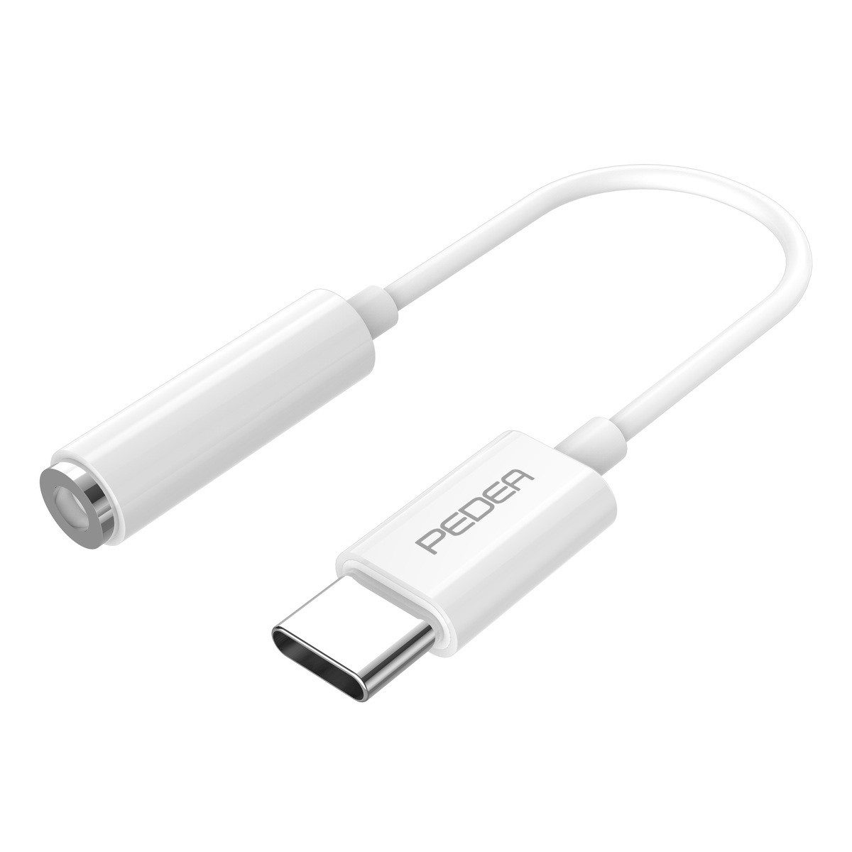 PEDEA PEDEA Adapter USB-C auf 3,5mm Klinke/Kopfhörer Audio- & Video-Adapter 3,5-mm-Klinke, USB-C
