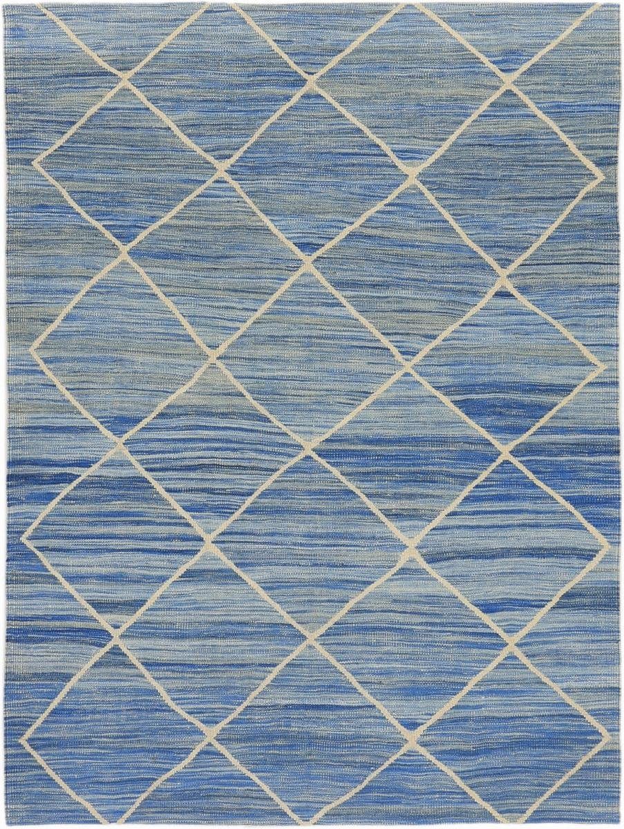 Orientteppich Kelim Afghan Design 151x203 Handgewebter Orientteppich, Nain Trading, rechteckig, Höhe: 3 mm