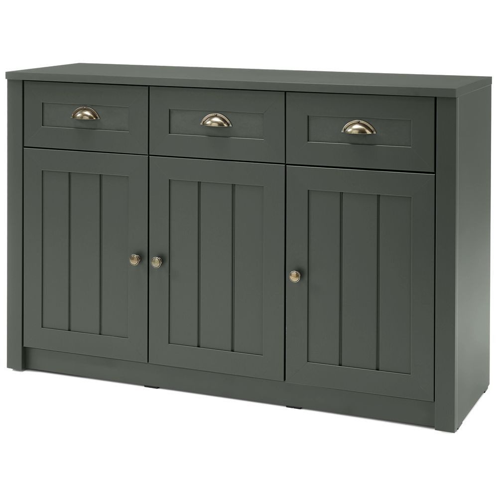 Lomadox Sideboard ATHEN-61, Landhaus Anrichte 3-türig günstig online kaufen