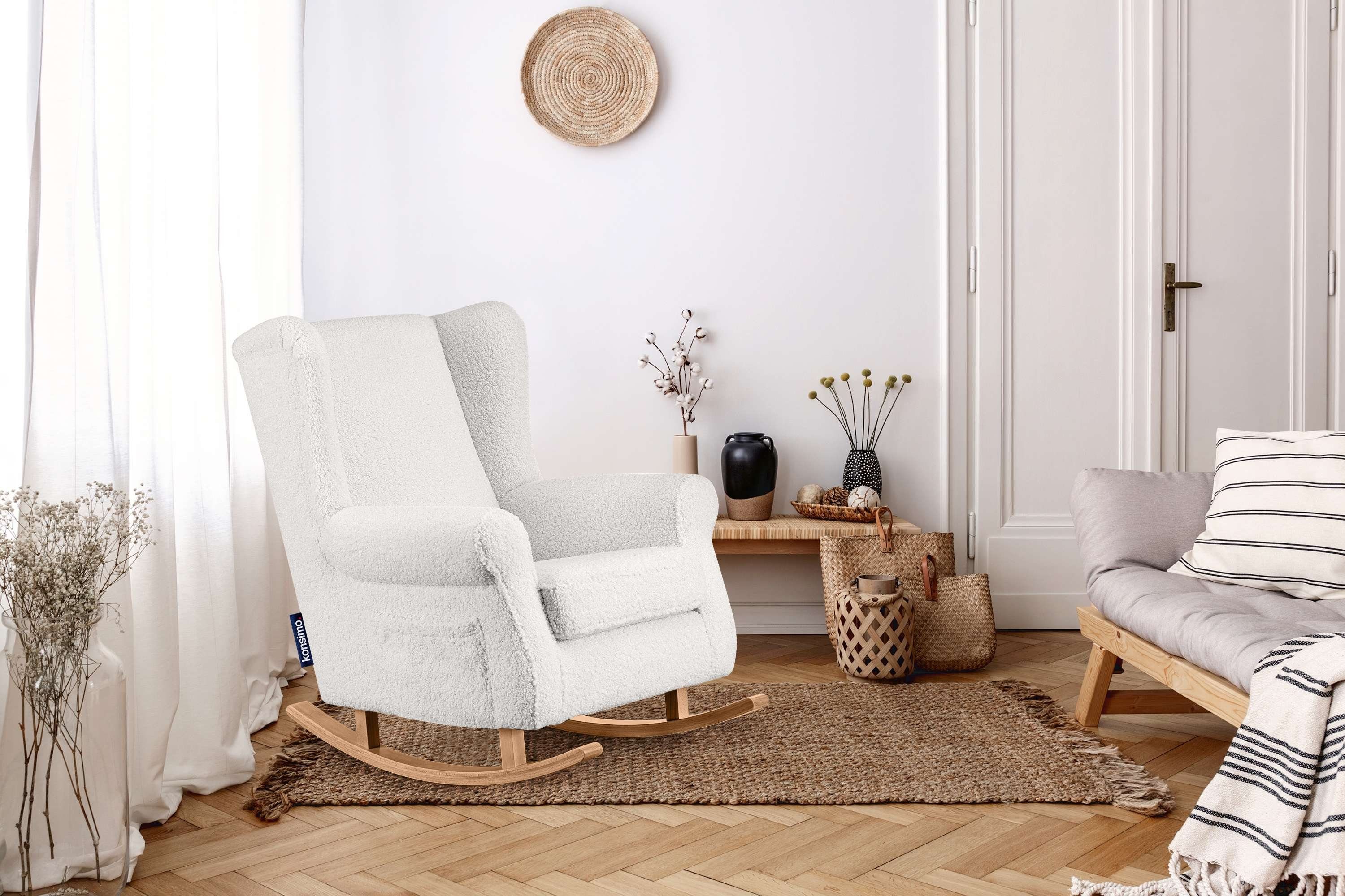 KONSIMO® Schaukelsessel TULES Stillsessel, Schaukelstuhl mit günstig online kaufen