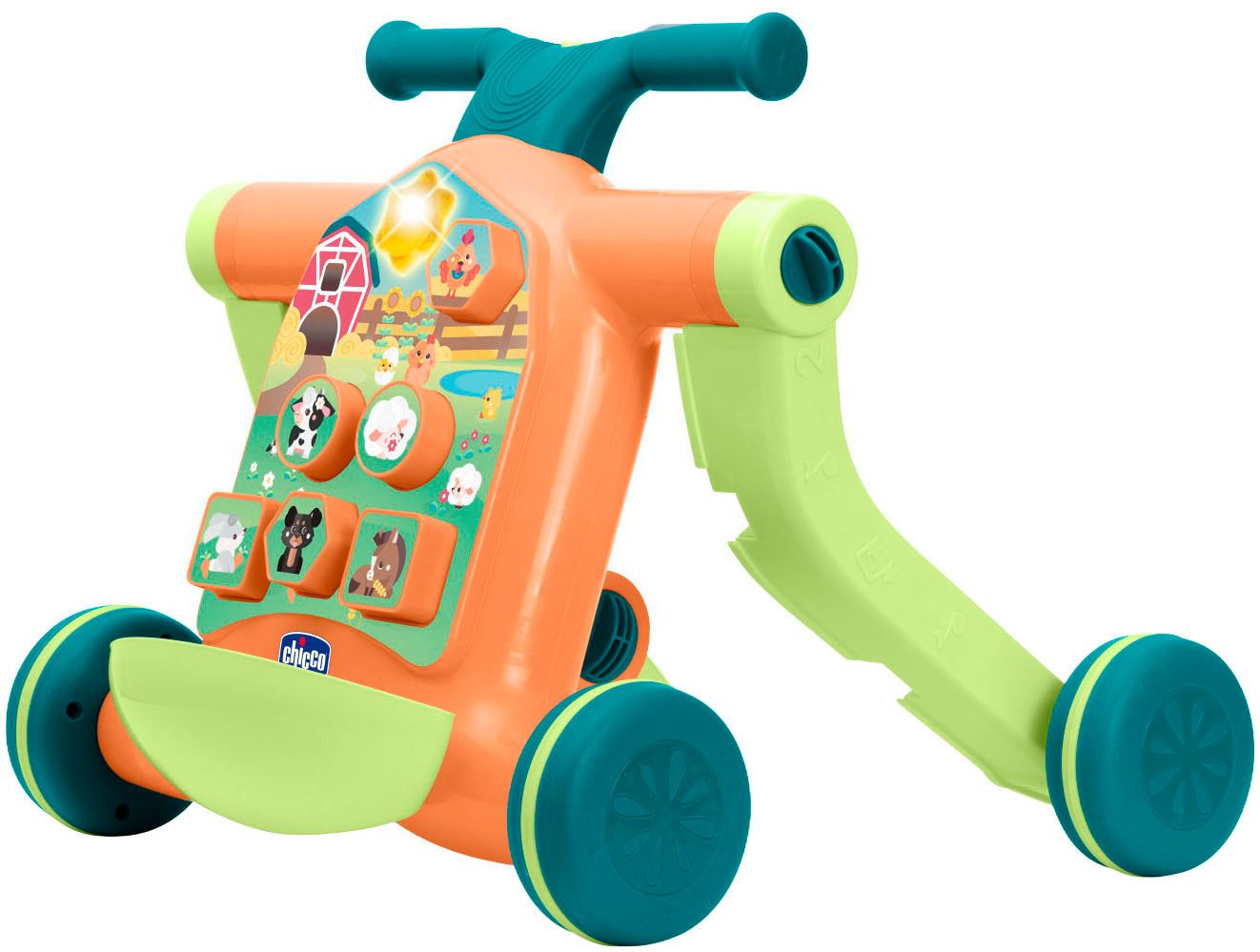 Chicco Lauflernhilfe 4in1 Spiel- und Lauflernhilfe, mit Sound
