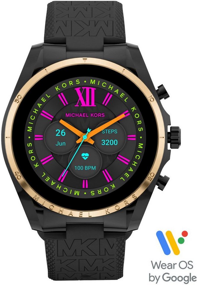 MICHAEL KORS ACCESS Gen 6 Bradshaw, MKT5151 Smartwatch (Wear OS by Google),  Konnektivität: Bluetooth 5.0 LE, GPS, NFC SE, WLAN