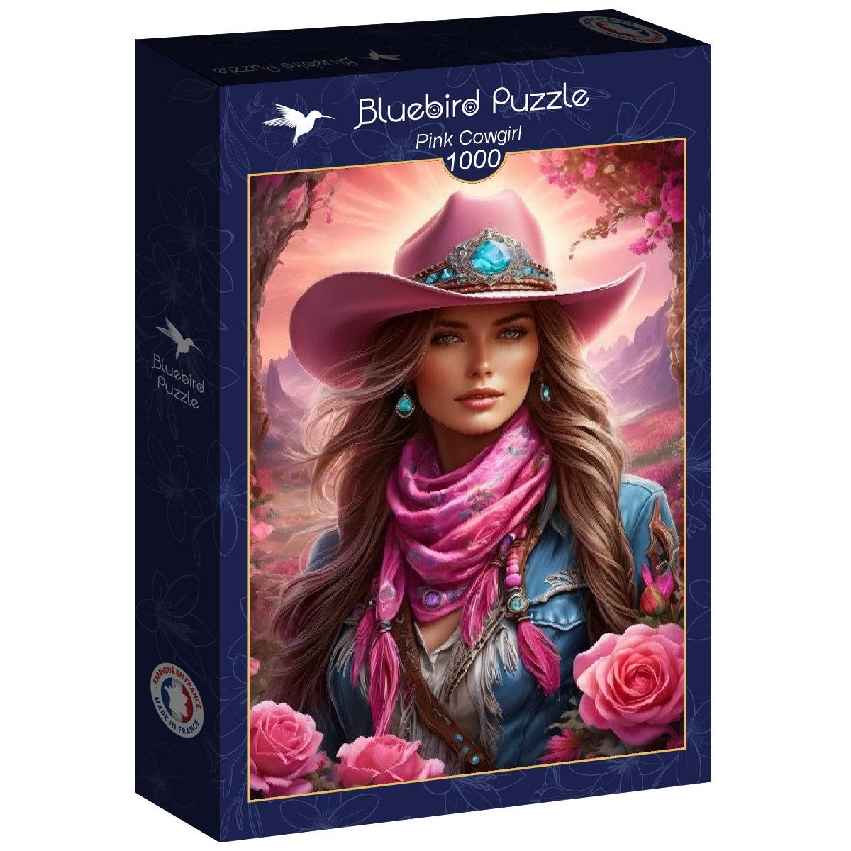 Bluebird Puzzle Puzzle Pink Cowgirl, Puzzleteile