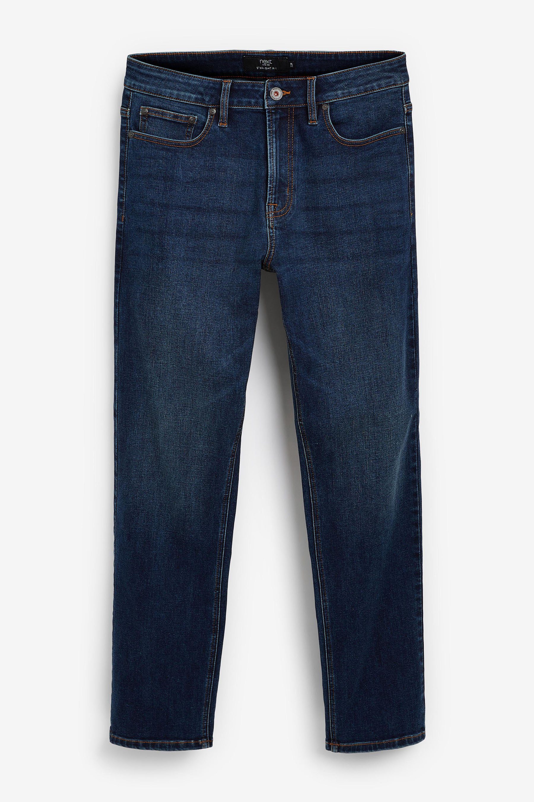 Blue Straight-Jeans Next Mid (1-tlg)