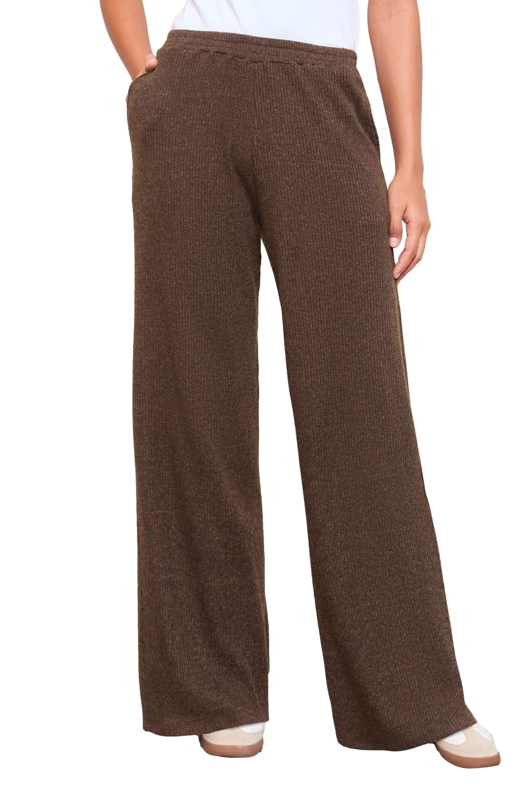 Dehnbund-Hose Friends Like These weite, gerippte Hose, Petite