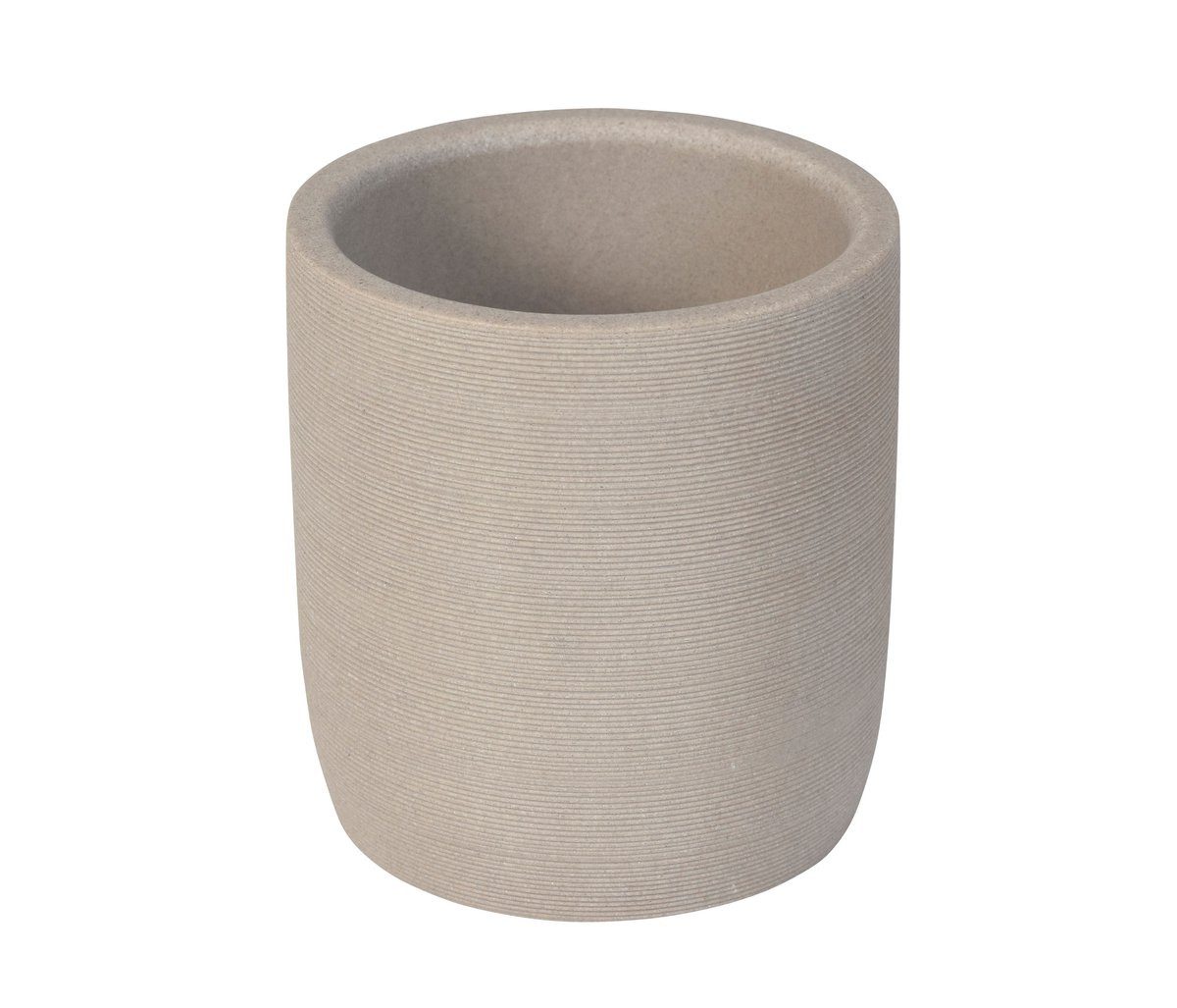 Sapho Zahnputzbecher RIKO Glas zum Stellen, Beige, Sapho-8576
