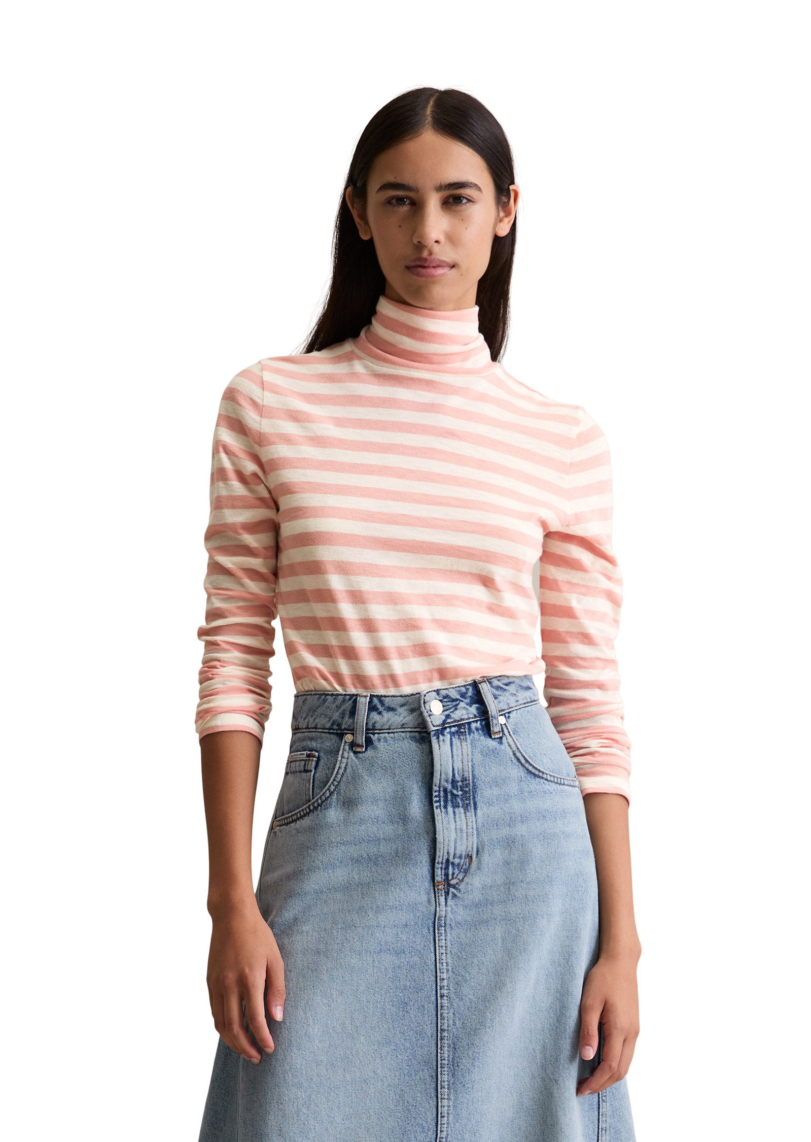 Marc O'Polo DENIM Langarmshirt aus Organic Cotton Jersey