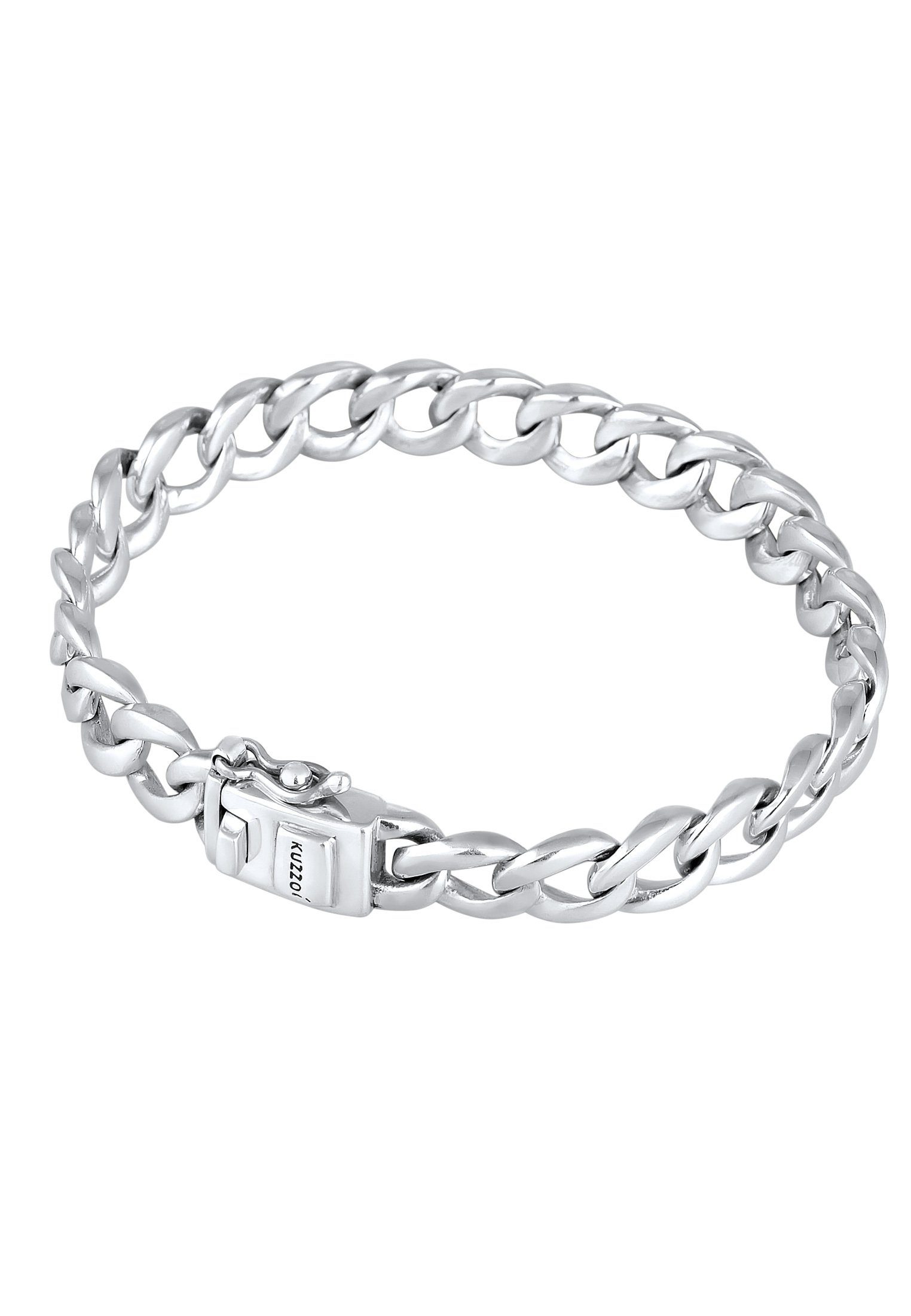 Kuzzoi Silberarmband Herren Panzerkette Kastenverschluss 925 günstig online kaufen