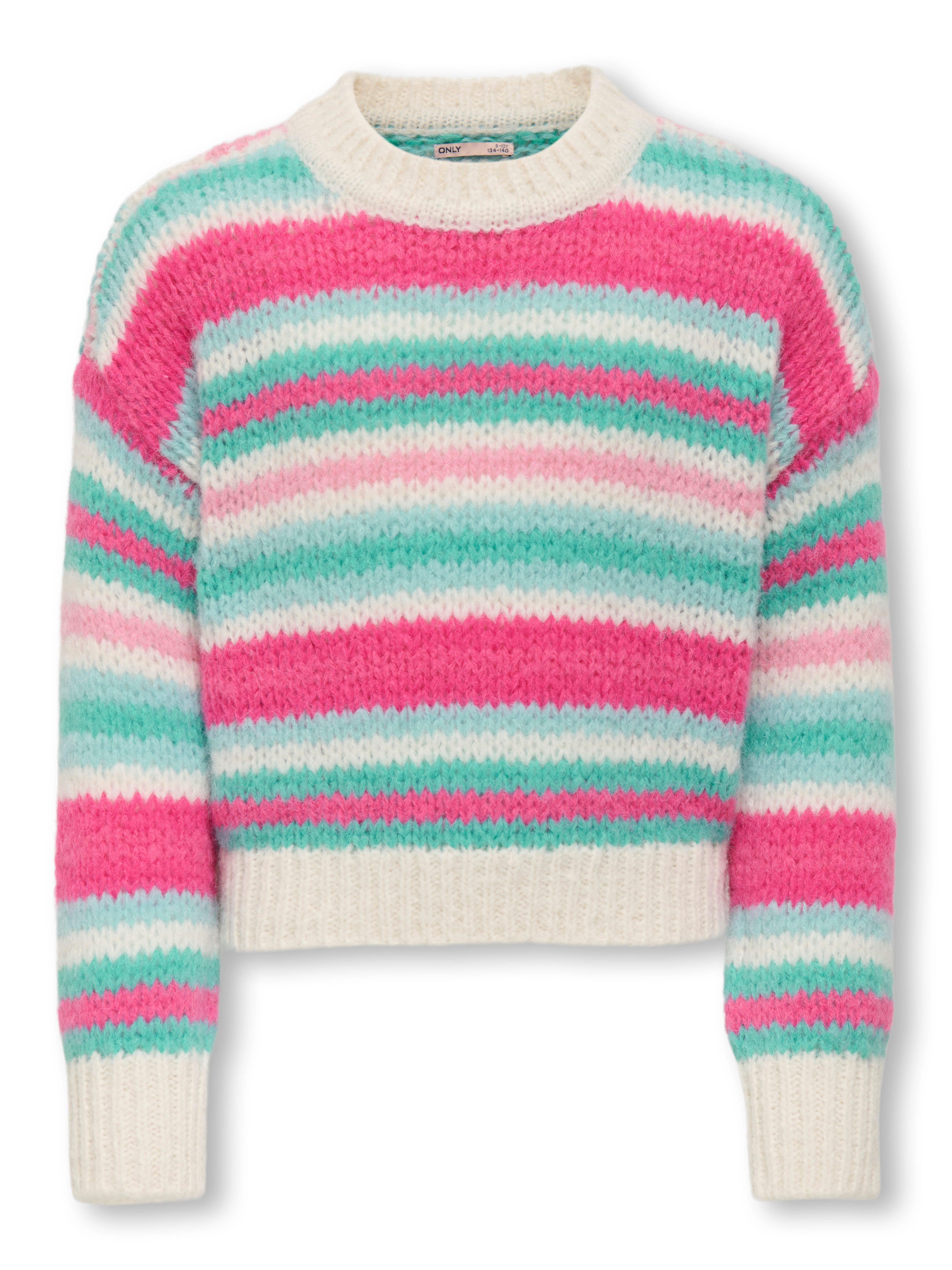 KIDS ONLY Вязаные свитера KOGALYSSA LIFE LS STRIPE O-NECK CP KNT