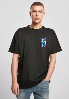 Novux T-Shirt 2pac signature Heavy Oversize Herren Tshirt farbe Schwarz (1-tlg) aus Baumwolle