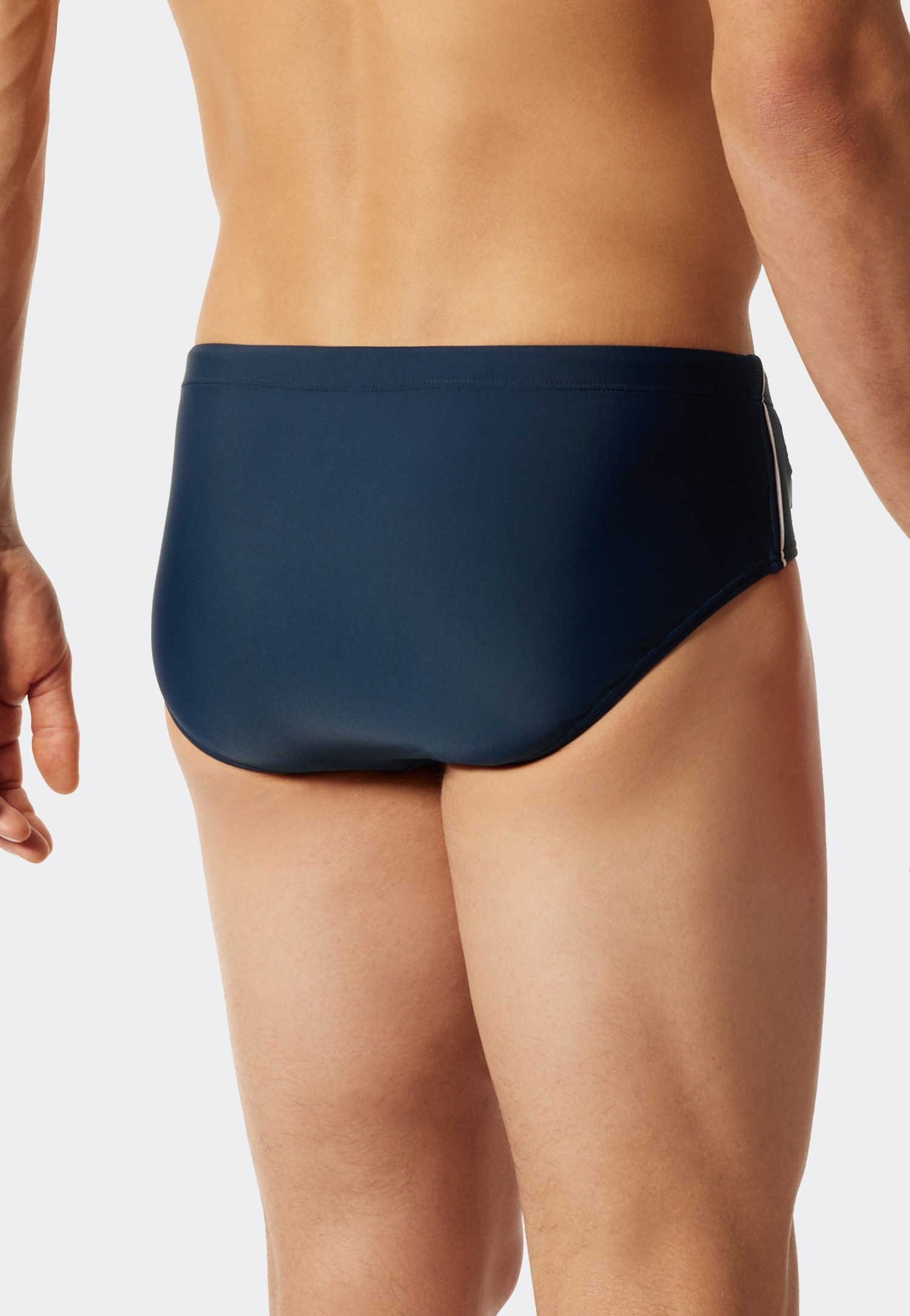Schiesser Badeslip Nautical Casual mit extra flacher Reißverschlusstasche