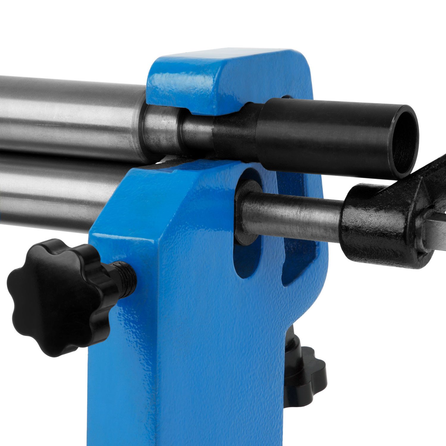 EBERTH Drehmaschine Rollenbiegemaschine für Bleche bis 1300mm, Ausschwenkbarer Oberwalze, Leichtgängiger Handkurbel