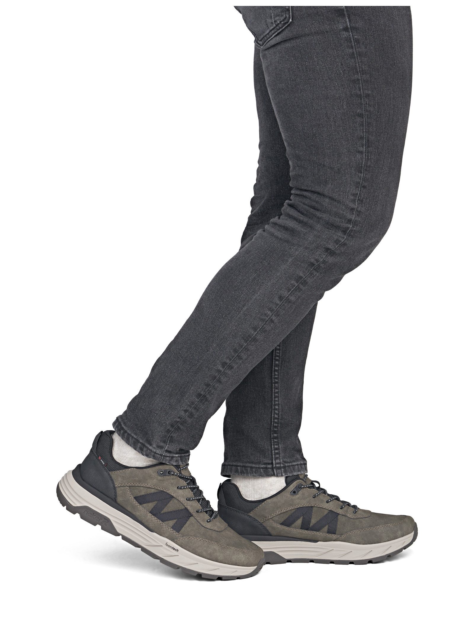 Rieker Sneaker Lederimitat/Textil . Sneaker (1-tlg)