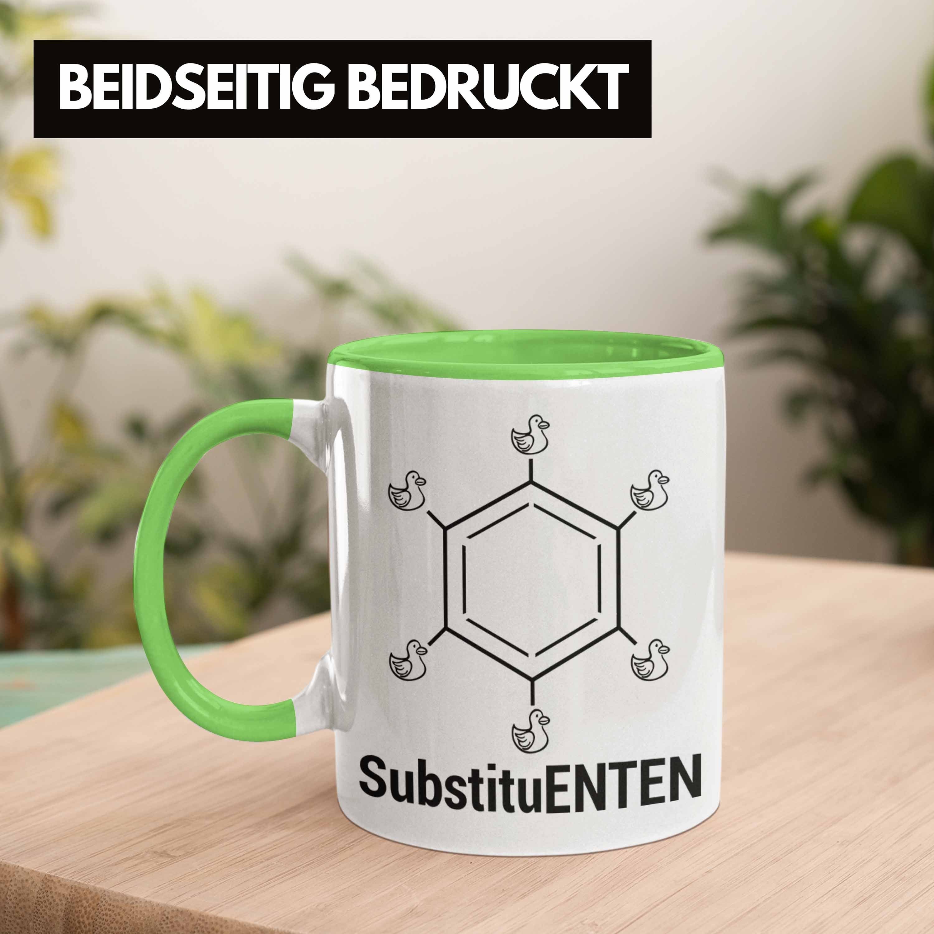 Chemie Witz Grün Chemie Kaffee Organische Tasse Ente Chemiker Tasse SubstituENTEN Trendation