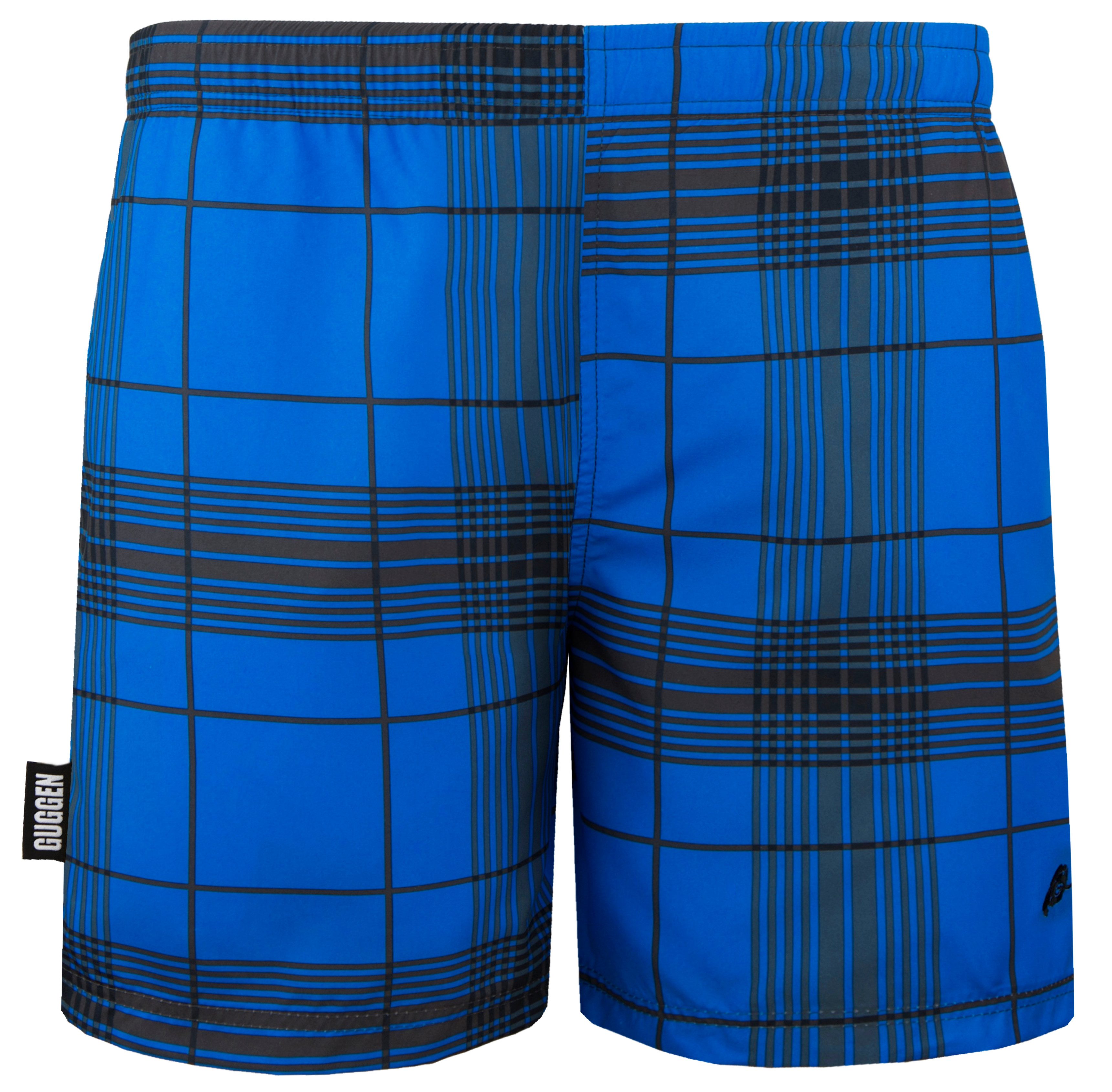 Badehose Badehose Herren Beachshorts Boardshorts kariertes blau grau