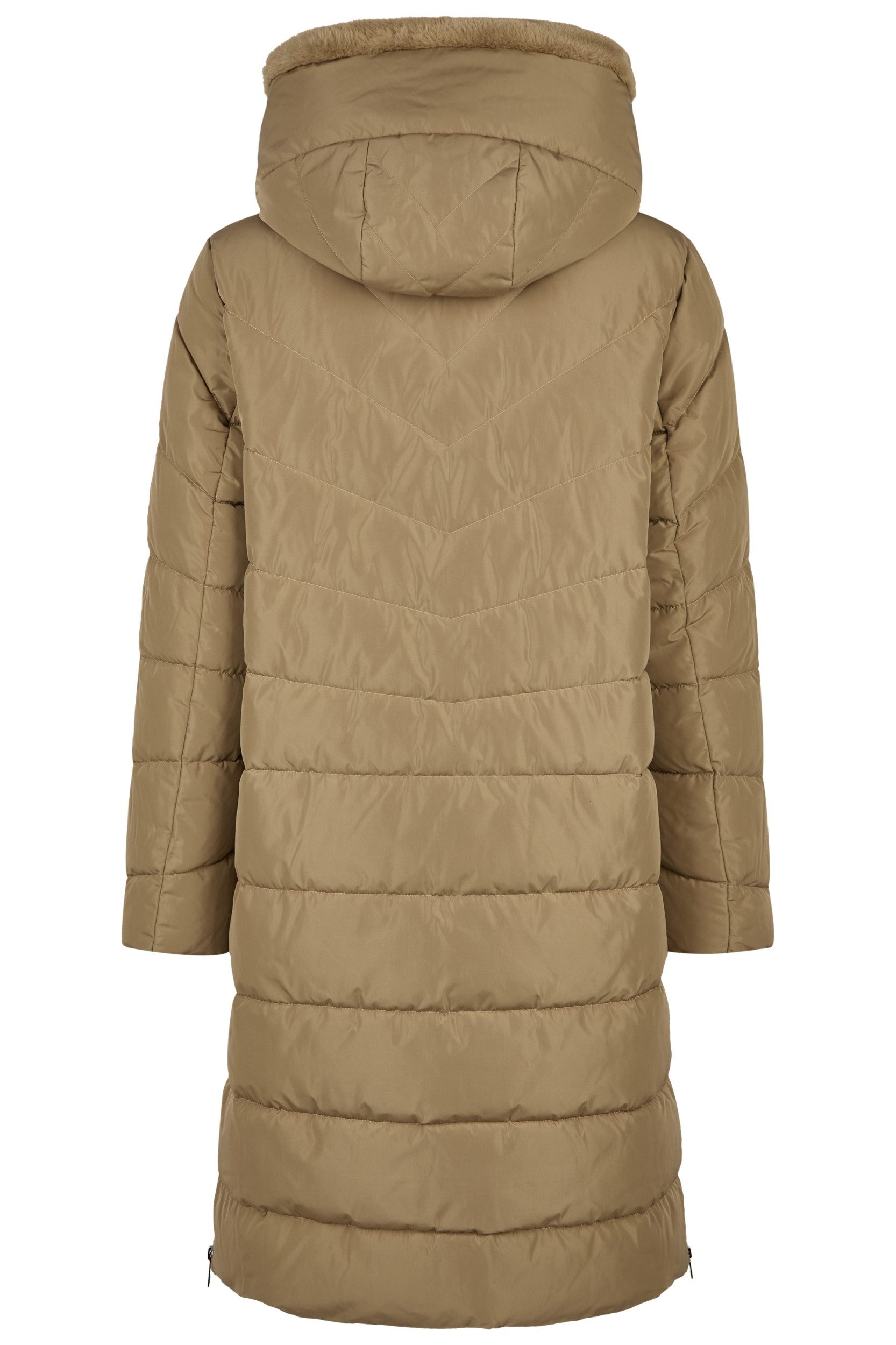 Barbara Lebek Kurzmantel Mantel mit Webpelz günstig online kaufen