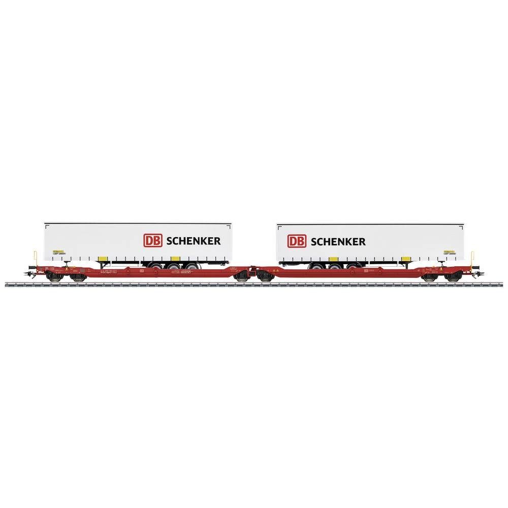 Märklin Вагоны грузовые H0 Gelenk-Taschenwagen Sdggmrss 738 der DB AG 47470