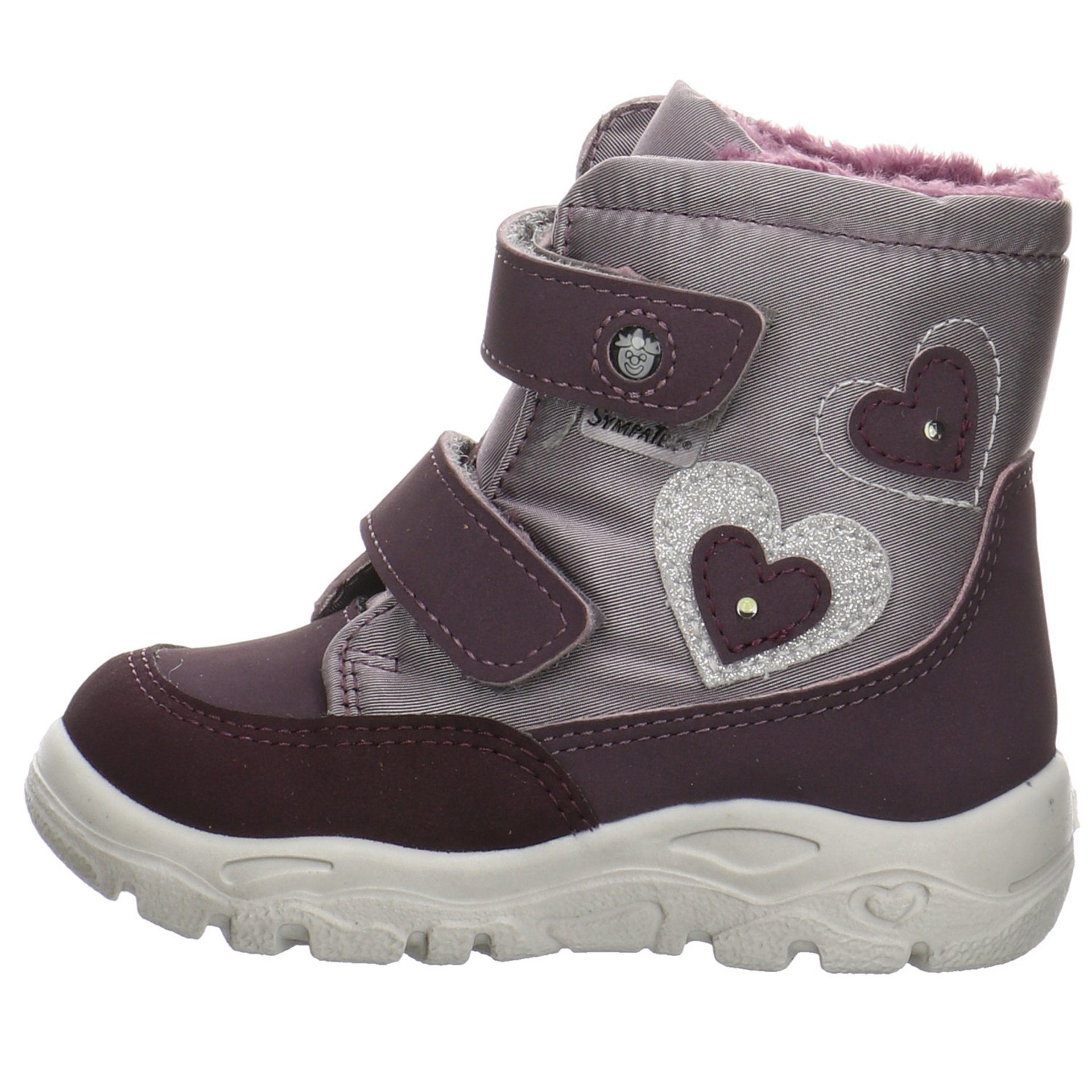 Baby Krabbelschuhe Maddi Boots dolcetto/purple Synthetikkombination Pepino Ricosta Lauflernschuhe (340) Lauflernschuh