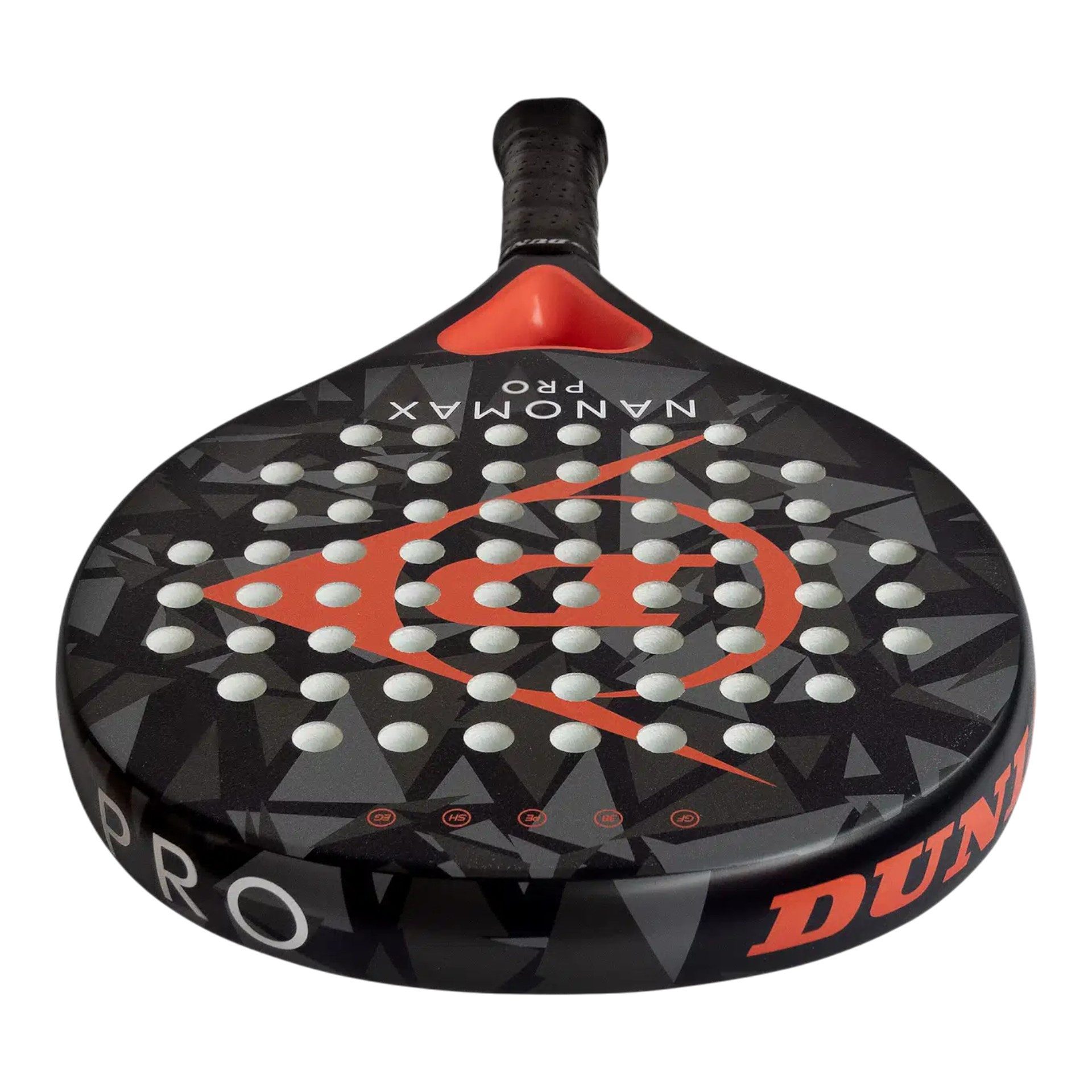 Dunlop Padelschläger Nanomax Pro 365g/Rund/Freizeit schwarz – Bild 5 von 5