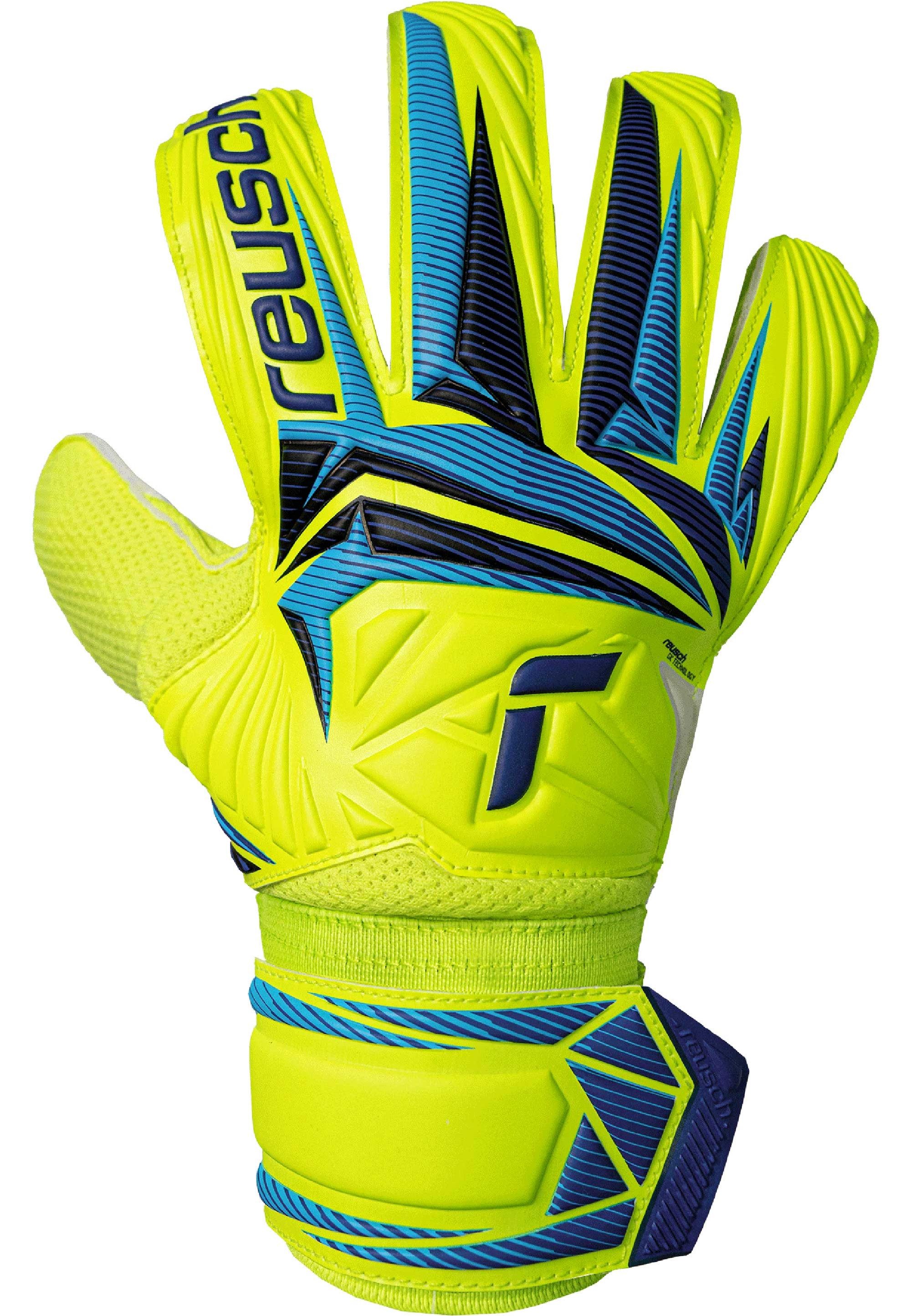 Reusch Torwarthandschuhe Attrakt Solid mit hochelastischem, sicherem Verschluss