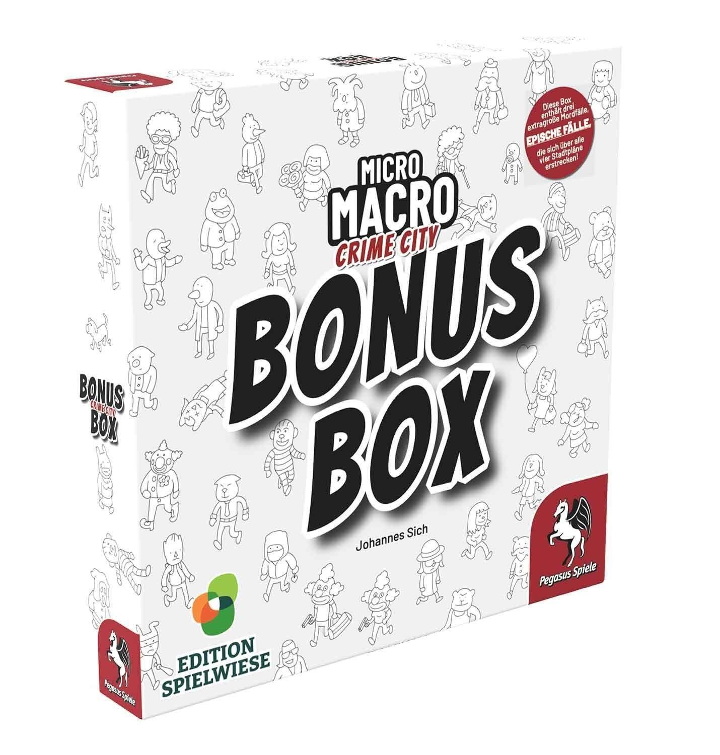 Pegasus Spiele Spiel, MicroMacro: Crime City - Bonus Box (Edition Spielwiese)