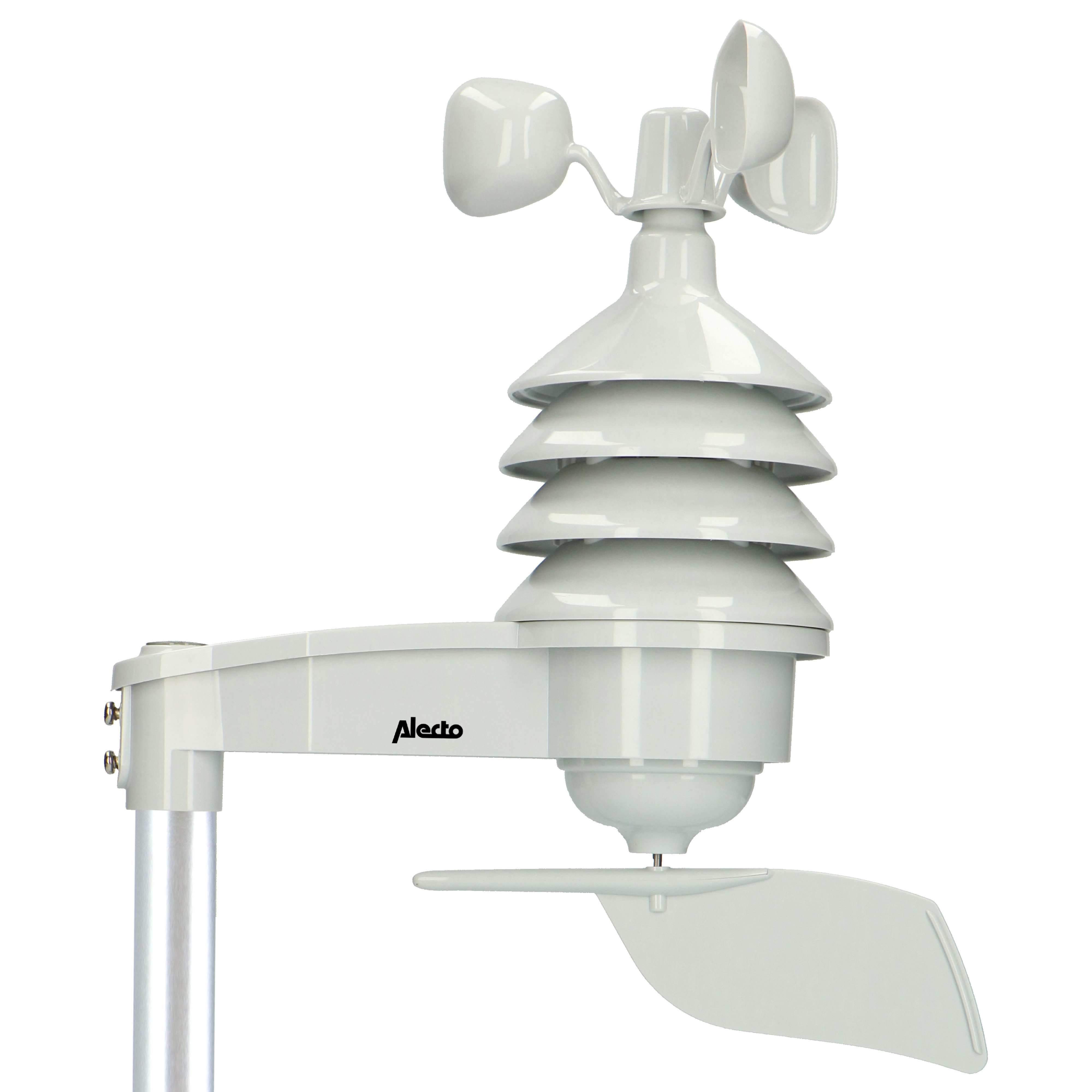 Alecto WS3875 Wetterstation (Wetterstation, Außensensor, Alarme für Wetterdaten rund ums Zuhause)