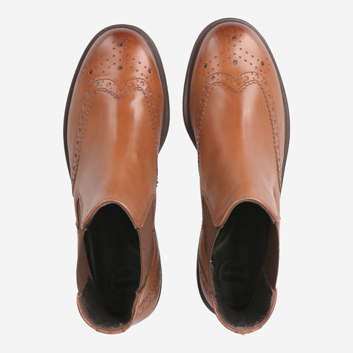 Paul Green Paul Green 8070-004, Chelsea Boots, Stiefeletten, Braun, Damen Chelseaboots