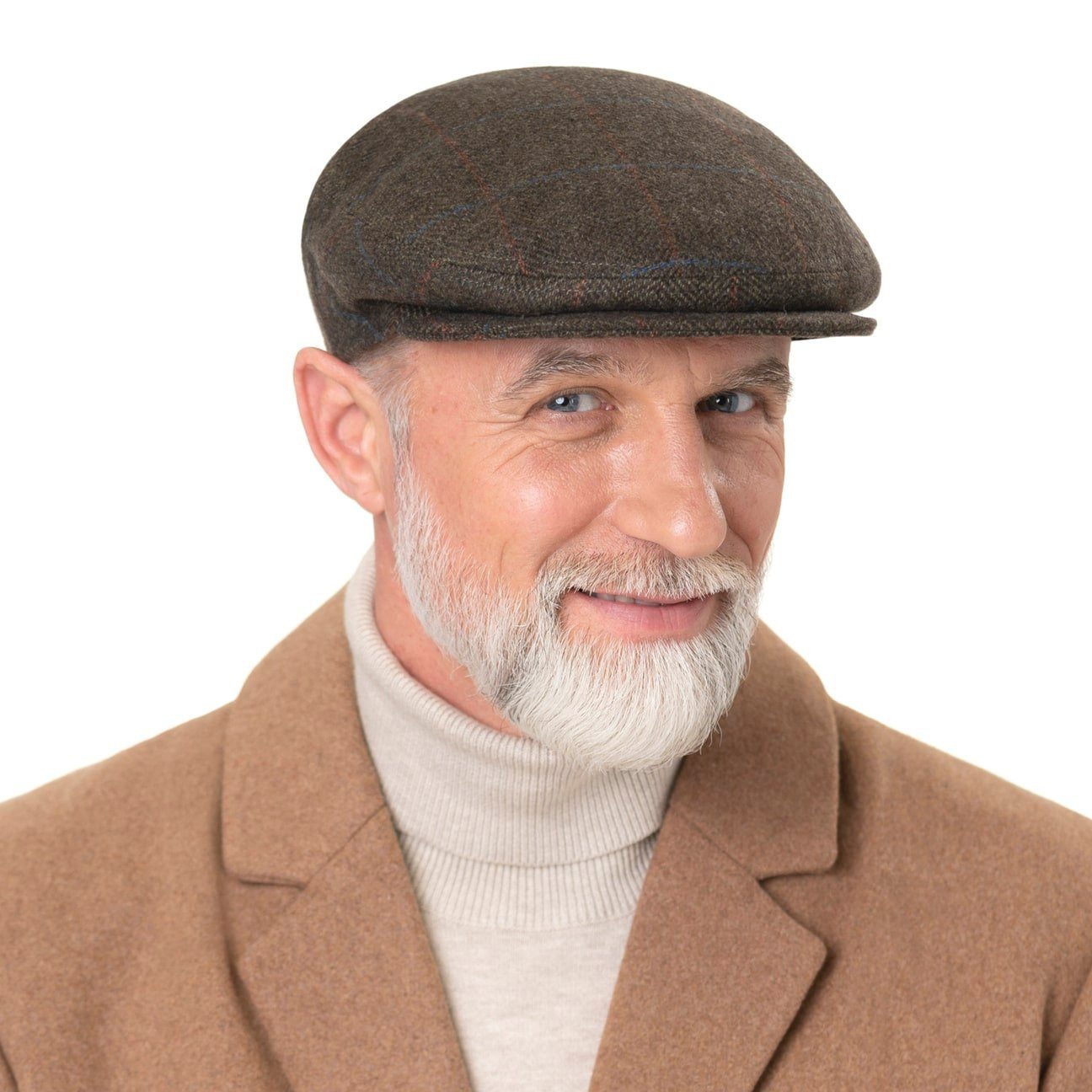 Lipodo Flat Cap (1-St) Schirmmütze mit Schirm, Made in Italy