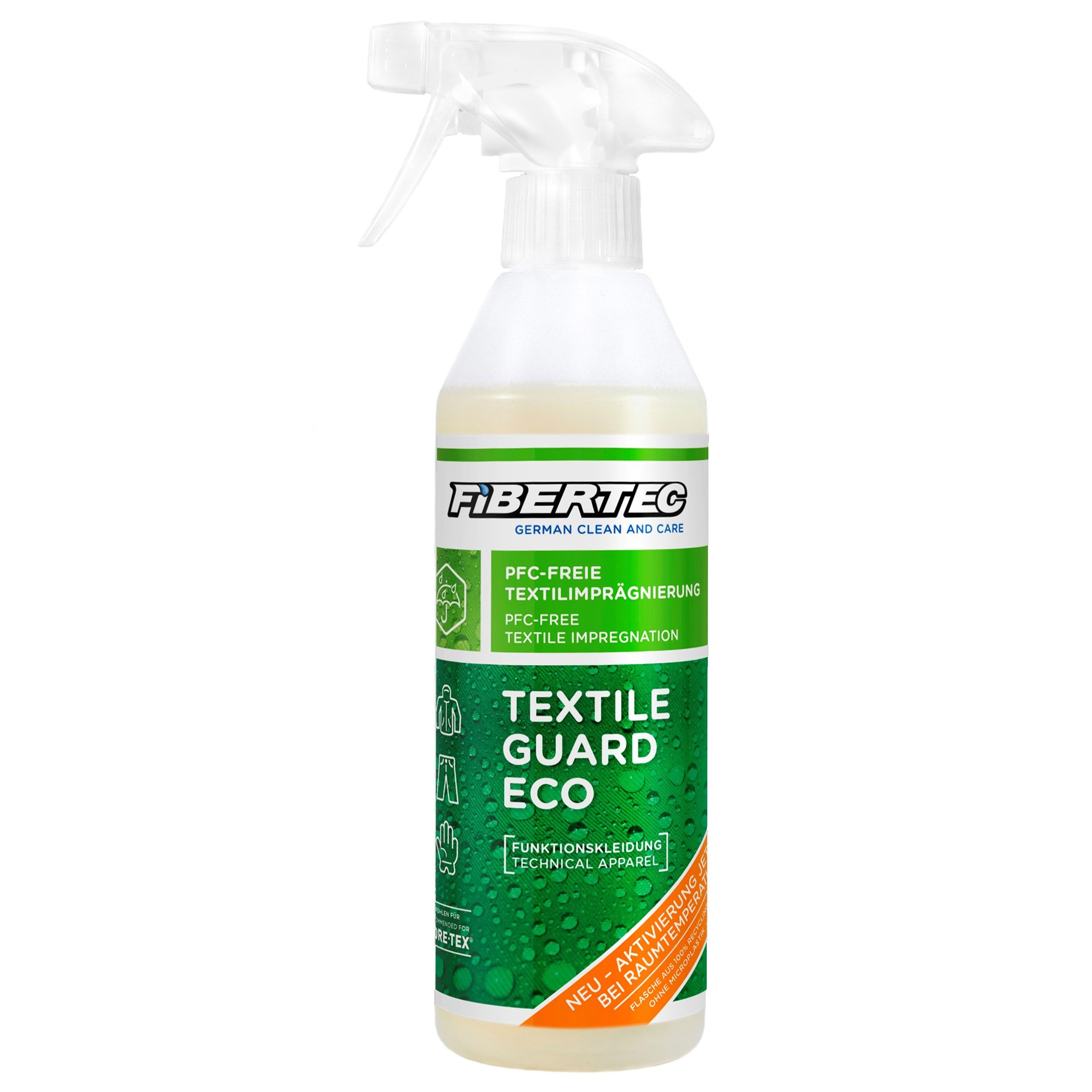 Fibertec FIBERTEC Textile Guard Eco RT- Imprägnierung Bekleidung Imprägnierspray