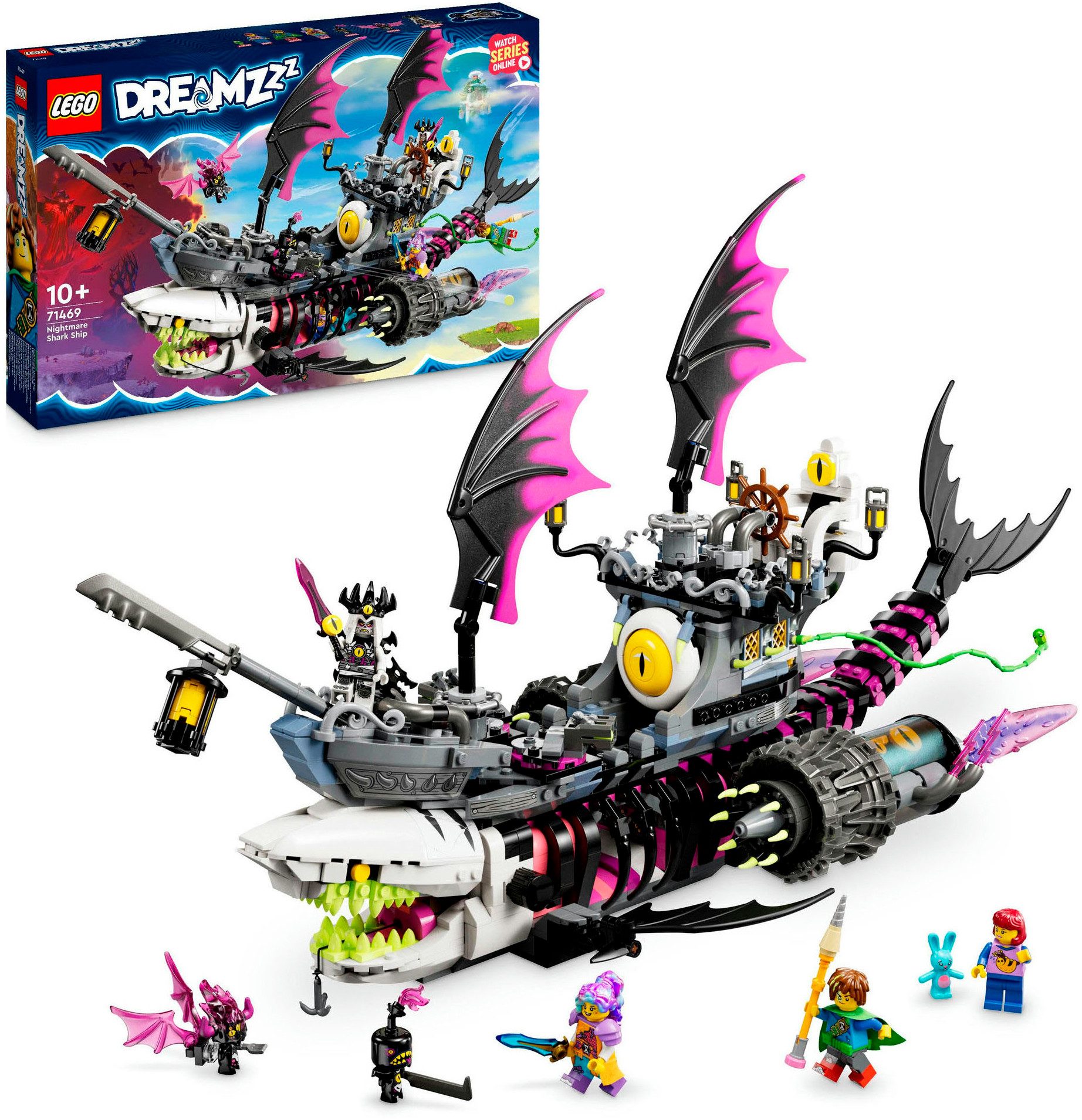 Albtraum-Haischiff (71469), LEGO® DREAMZzz™ Konstruktionsspielsteine