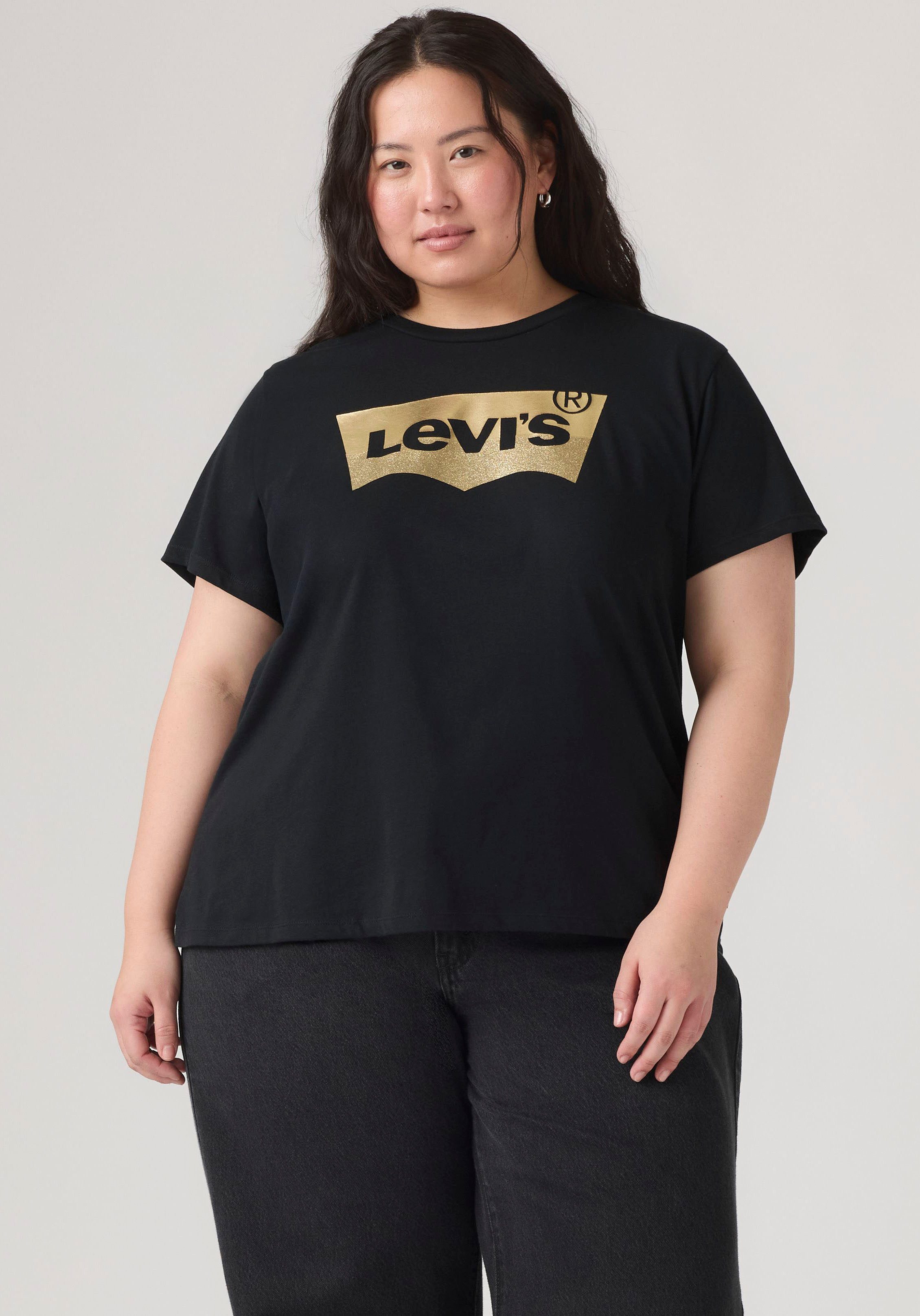 Levi's® Plus T-Shirt PERFECT TEE Figurumspielende Passform