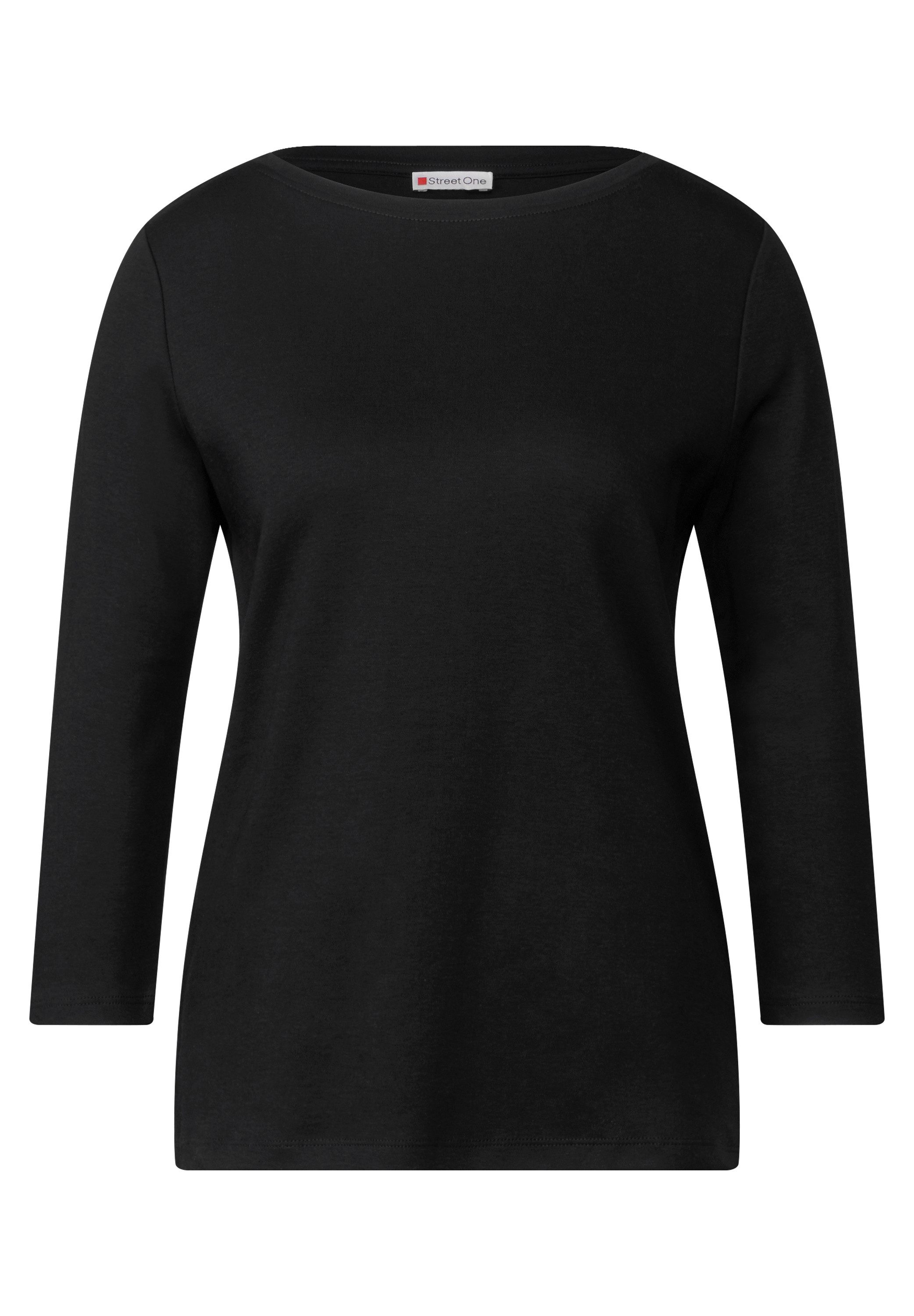 STREET ONE 3/4-Arm-Shirt mit U-Boot-Ausschnitt