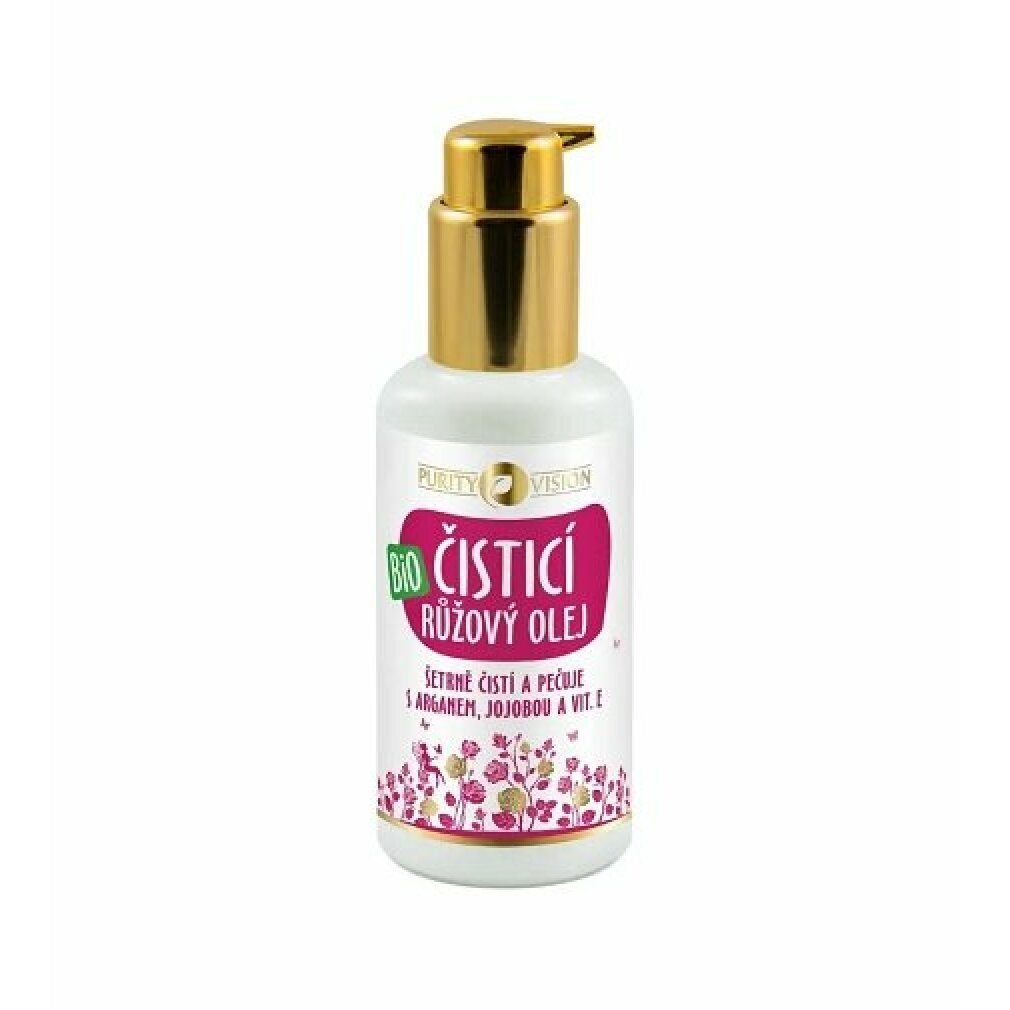 Purity Vision Gesichts-Reinigungsschaum Bio-Rosen-Reinigungsöl mit Argan, Jojoba und Vit.