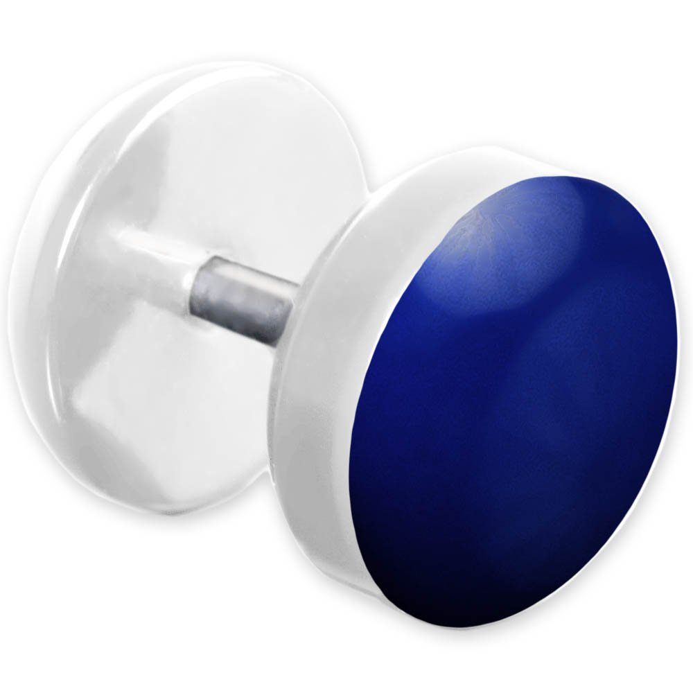 viva-adorno Fake-Ear-Plug 1 Stück Ohrstecker Edelstahl günstig online kaufen
