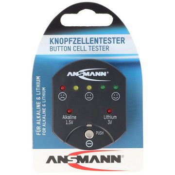 ANSMANN AG Batterietester für Alkaline und Lithium Knopfzellen, der Knopfzellent Batterie