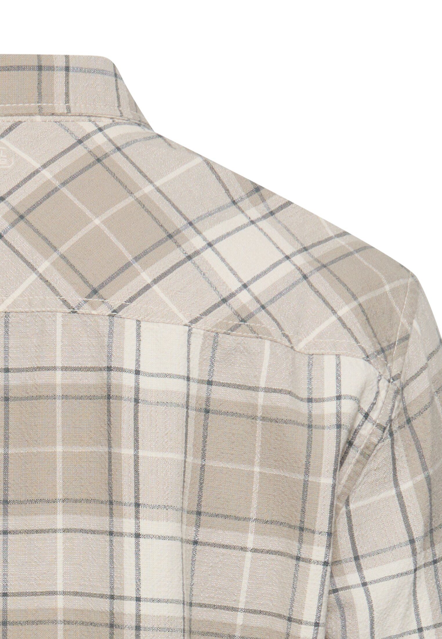 camel active Langarmhemd mit Karo-Muster