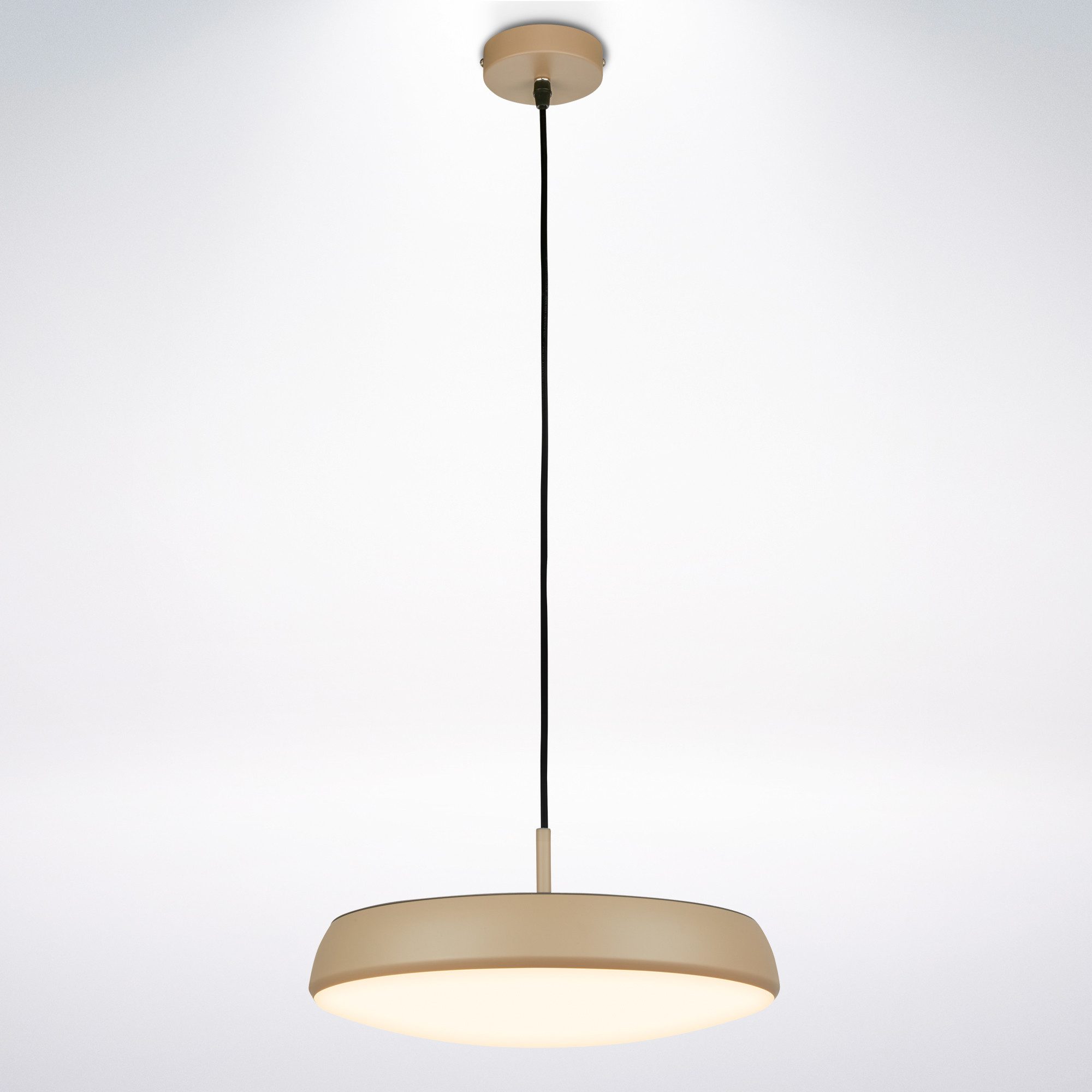 Briloner Leuchten LED Pendelleuchte Hängelampe Design Pendelleuchte 1-flammig Wohnzimmer Esszimmer, LED fest integriert, 3000K - Warmweiß, 35x120 cm, Esszimmer, Esstisch, Wohnzimmer, Schlafzimmer