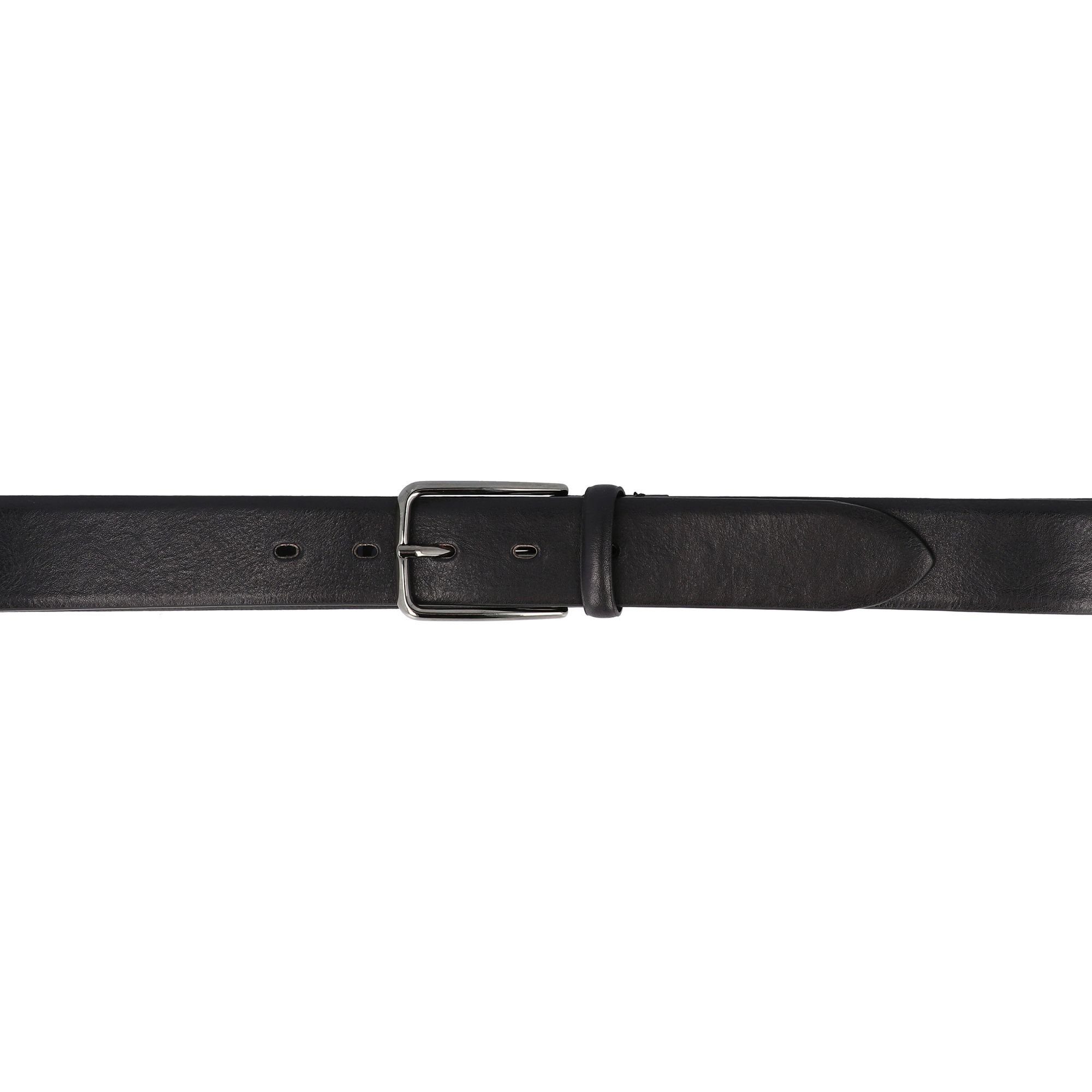 LLOYD Men’s Belts Ledergürtel Dornschließe schwarz