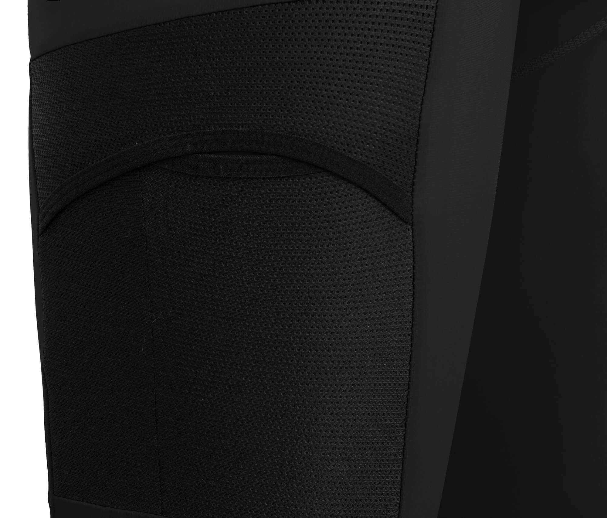 Fahrradhose KEMI COMFORT Bermuda (mit Sitzpolster) Herren Radshorts, bielastisch, tight, Normalgrößen, schwarz