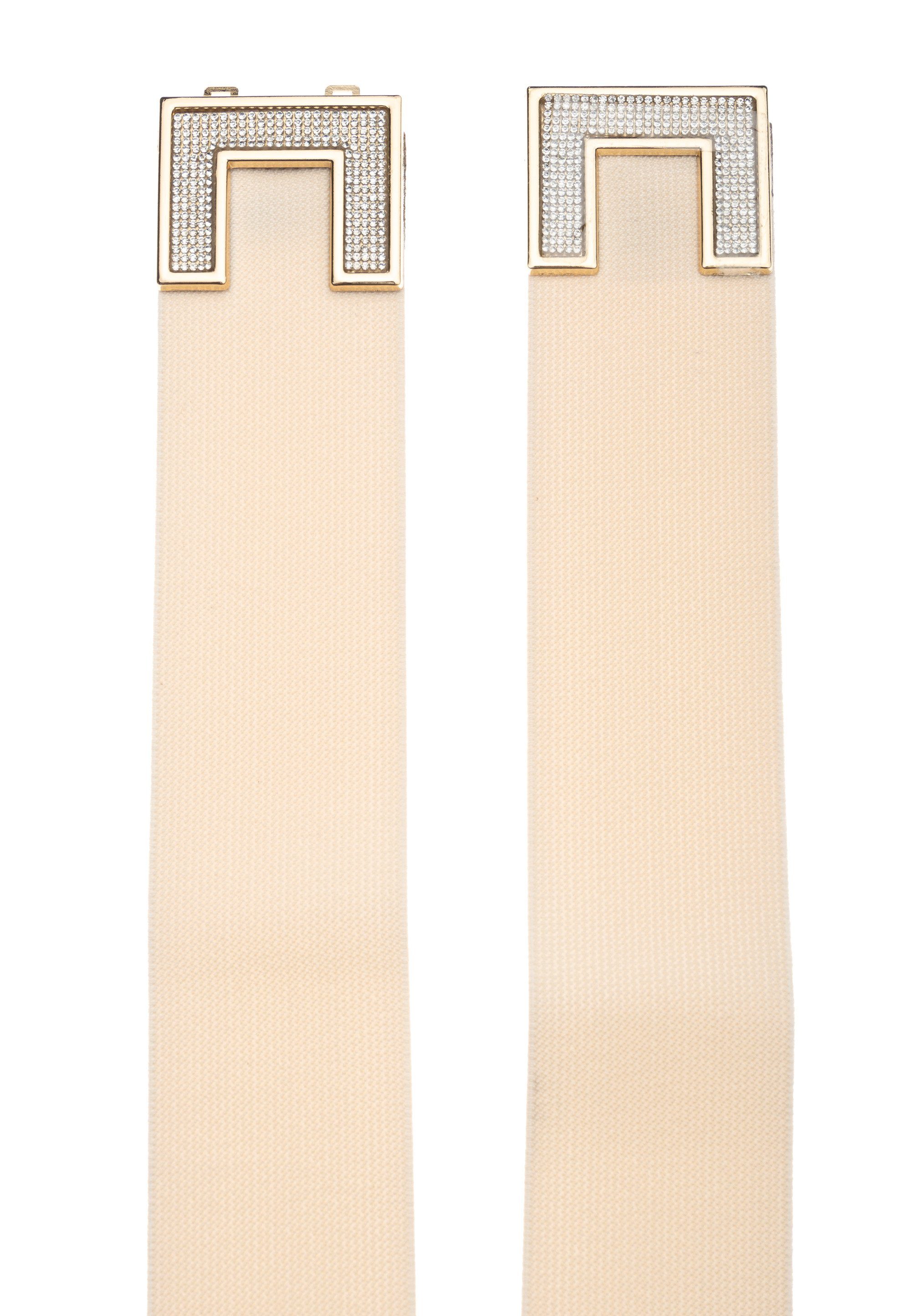 Cassandra Accessoires Taillengürtel "Strass" Stretchgürtel mit Hakenverschl günstig online kaufen