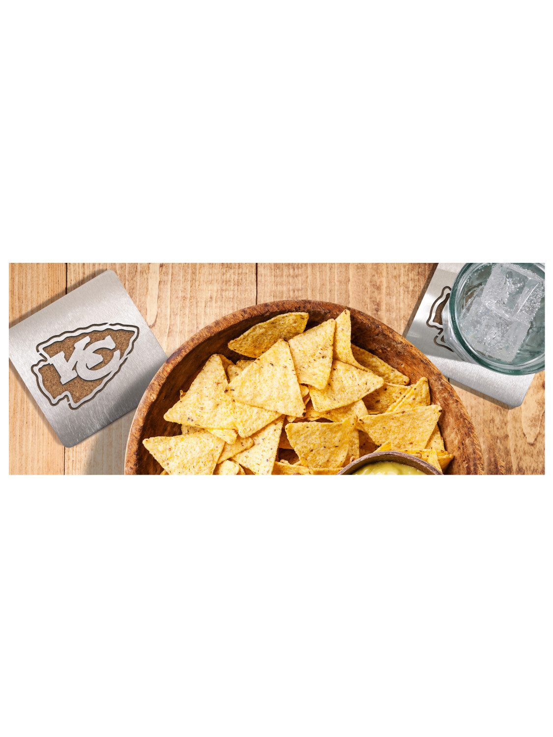 Kansas City Chiefs Getränkeuntersetzer Kansas City Chiefs Boaster Coaster 4er-Set